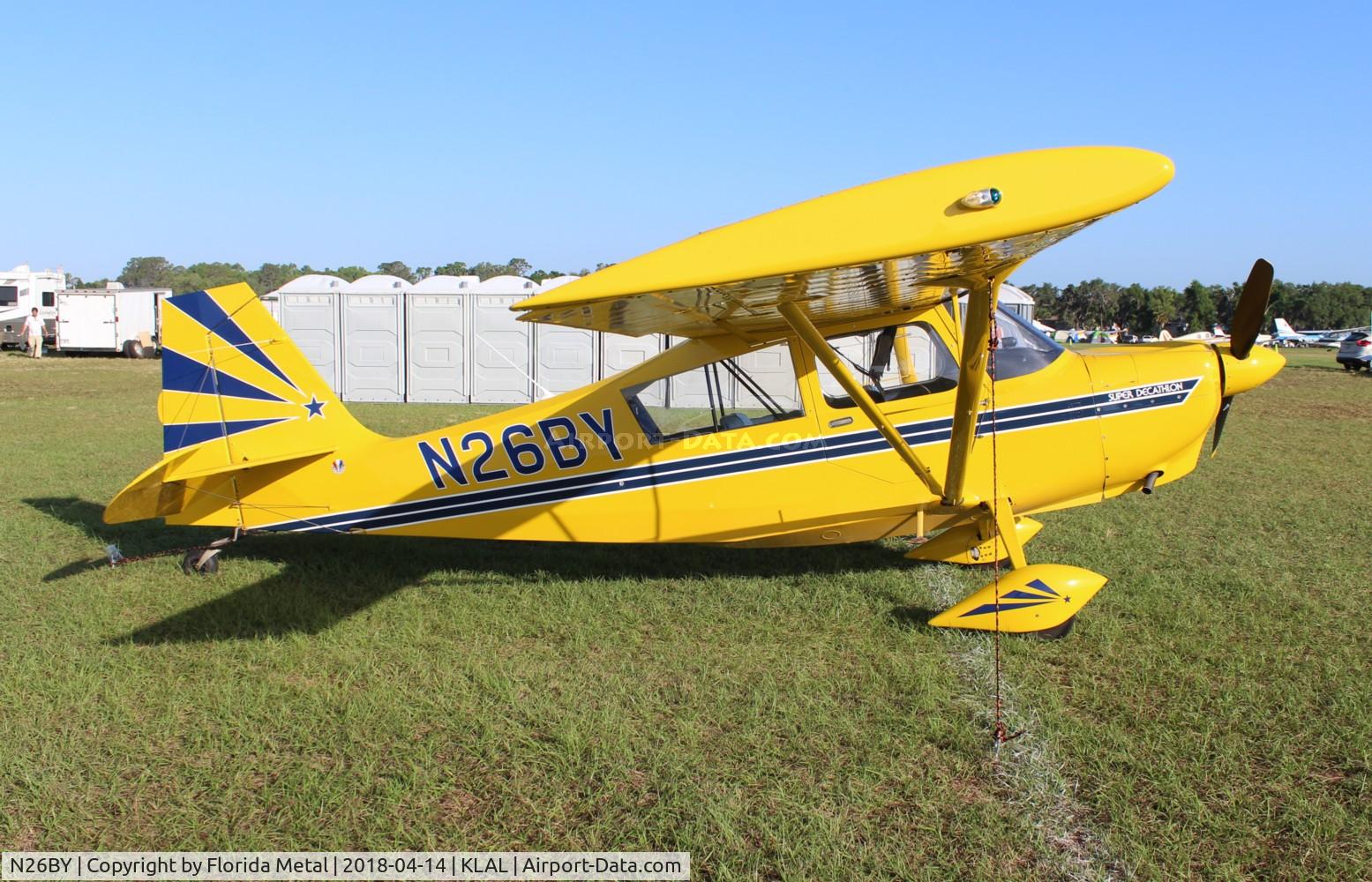 N26BY, 2004 American Champion 8KCAB Super Decathlon C/N 963-2004, Sun N fun 2018