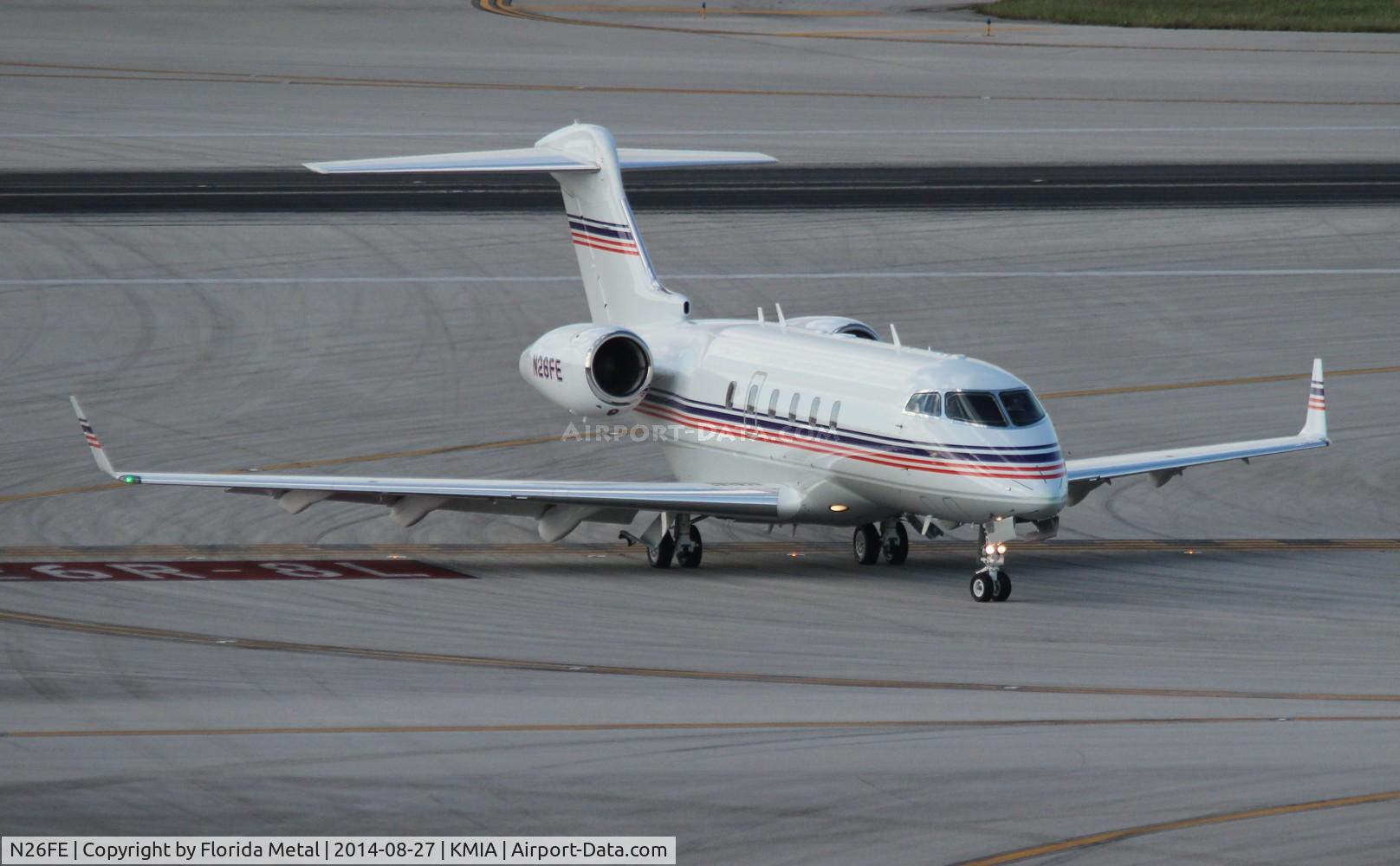 N26FE, 2012 Bombardier Challenger 300 (BD-100-1A10) C/N 20358, MIA 2014