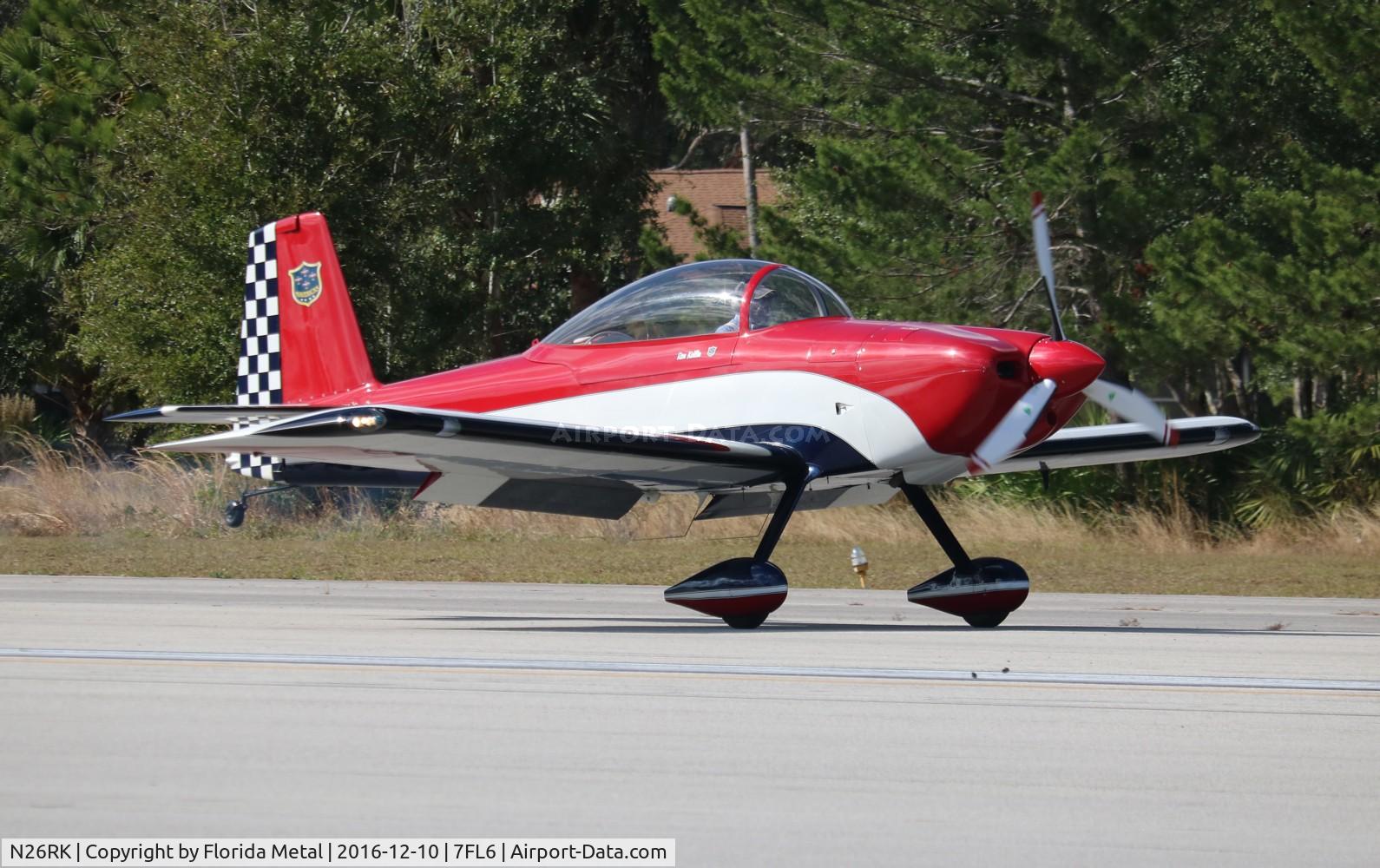 N26RK, 2007 Vans RV-8 C/N 82401, Spruce Creek 2016