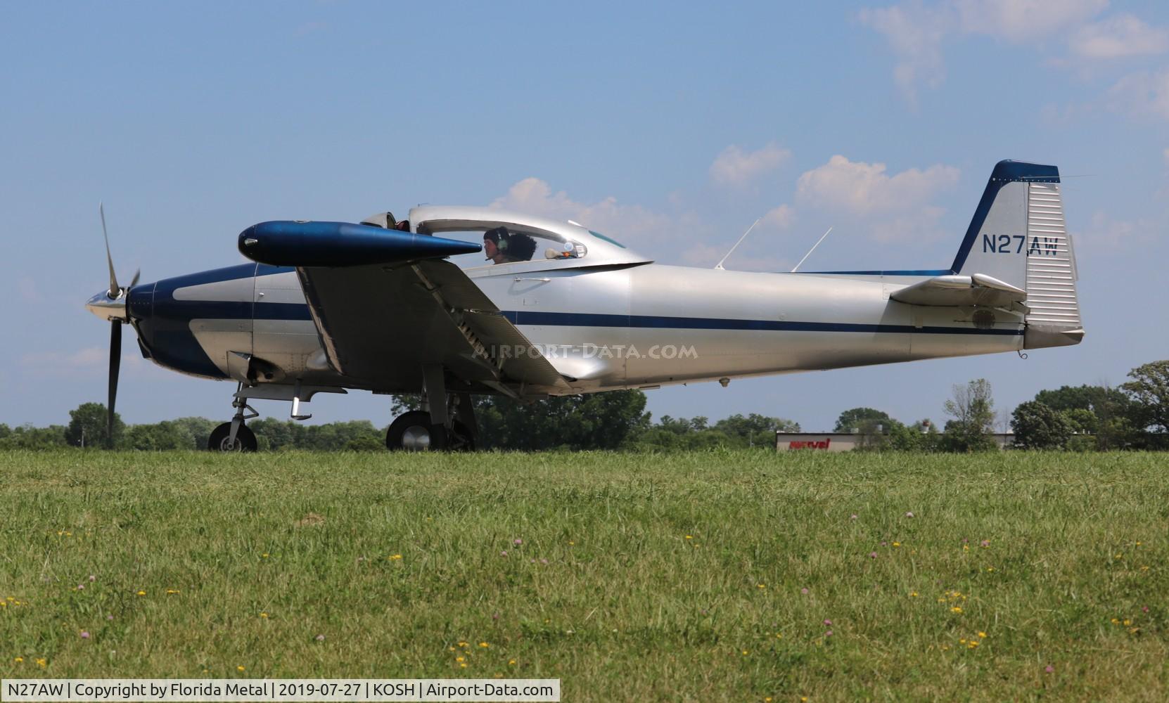 N27AW, 1950 Ryan Navion B C/N NAV-4-2172B, Air Venture 2019