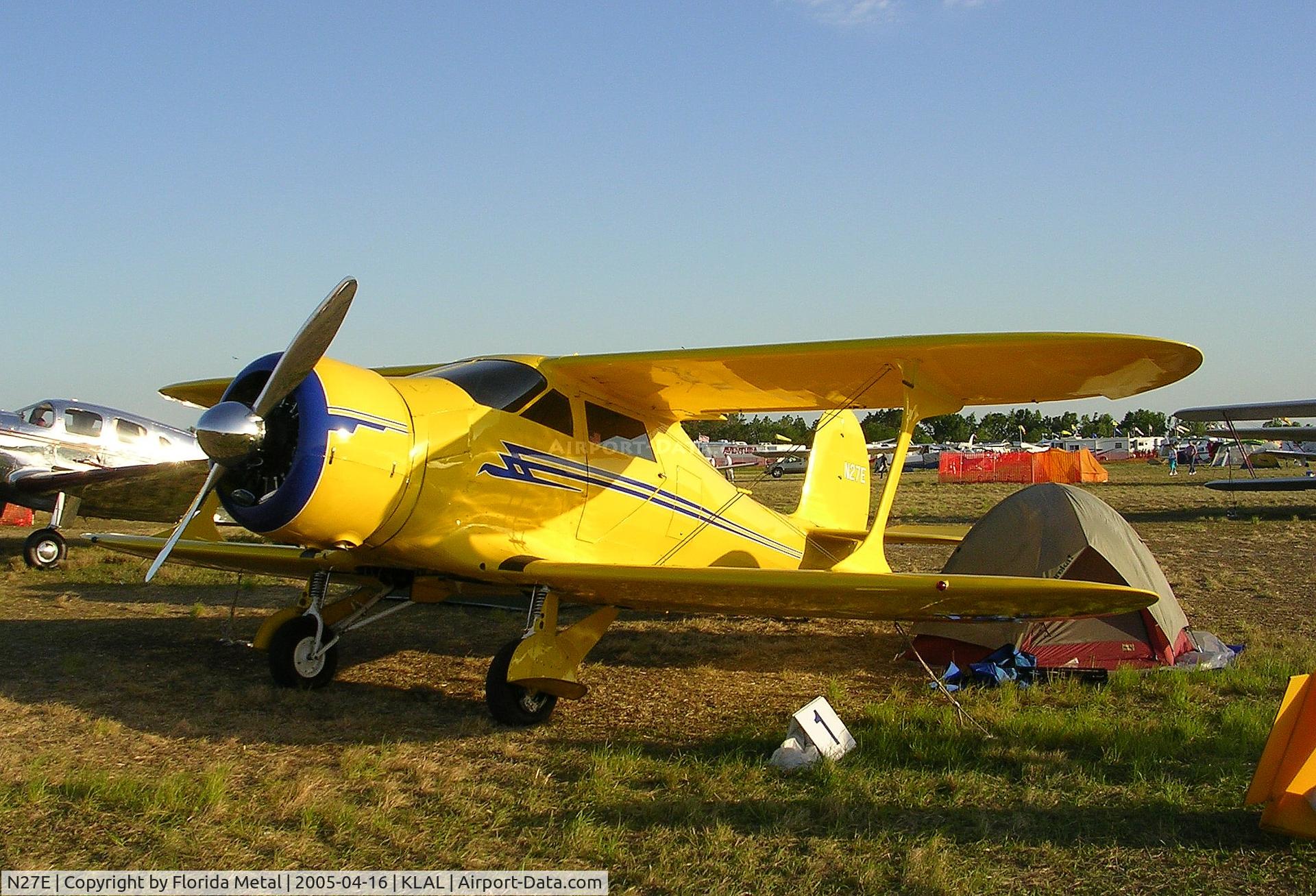 N27E, 1944 Beech D17S Staggerwing C/N 6883, Sun N Fun 2005