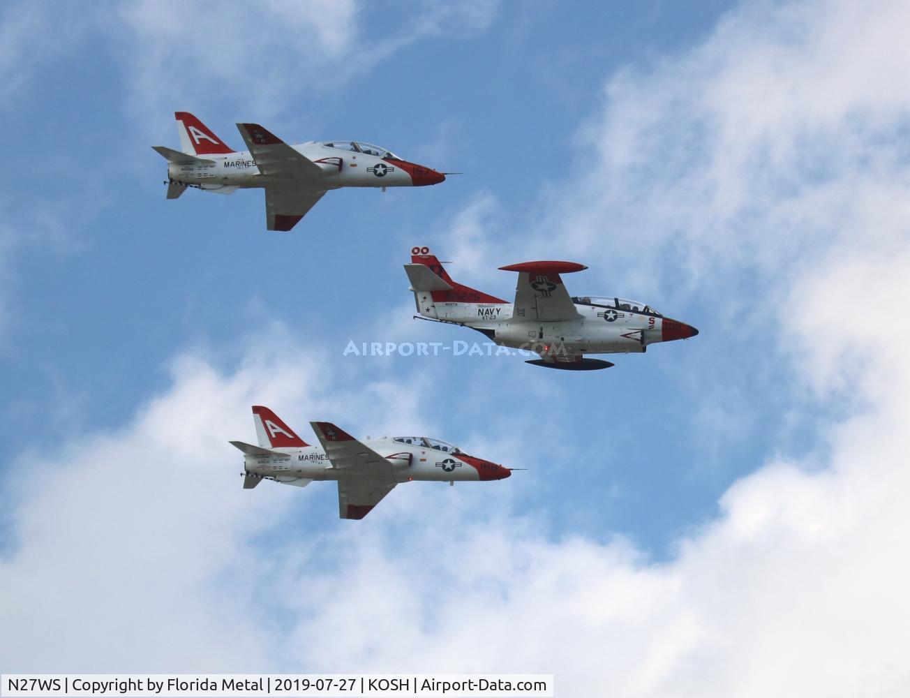 N27WS, North American T-2B Buckeye C/N 310-30, Air Venture 2019