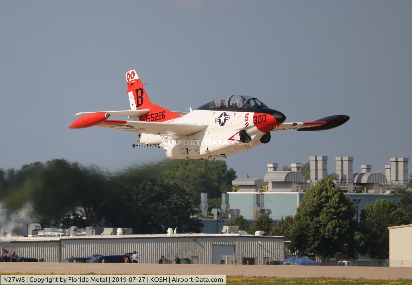 N27WS, North American T-2B Buckeye C/N 310-30, Air Venture 2019