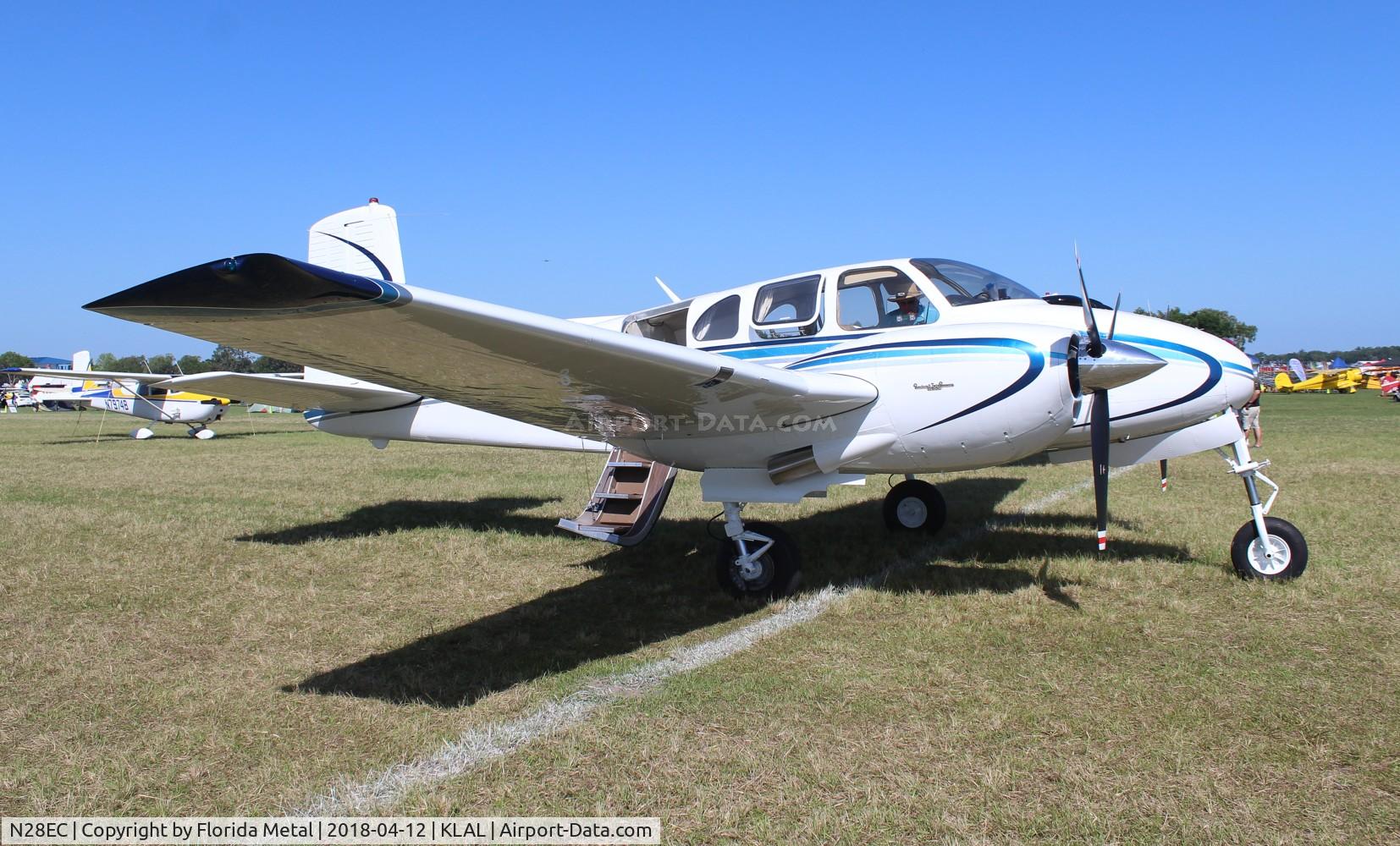 N28EC, 1960 Beech D50C Twin Bonanza C/N DH-285, Sun N fun 2018
