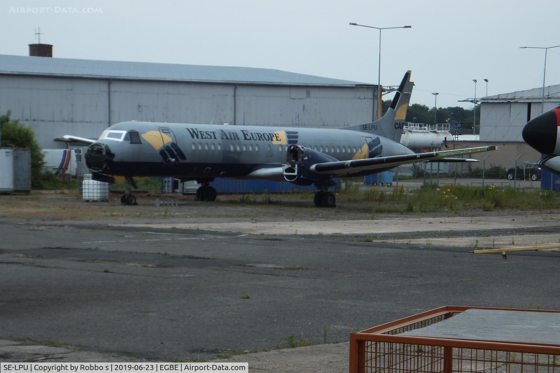 SE-LPU, 1993 British Aerospace ATP C/N 2060, SE-LPU seen stored at EGBE.