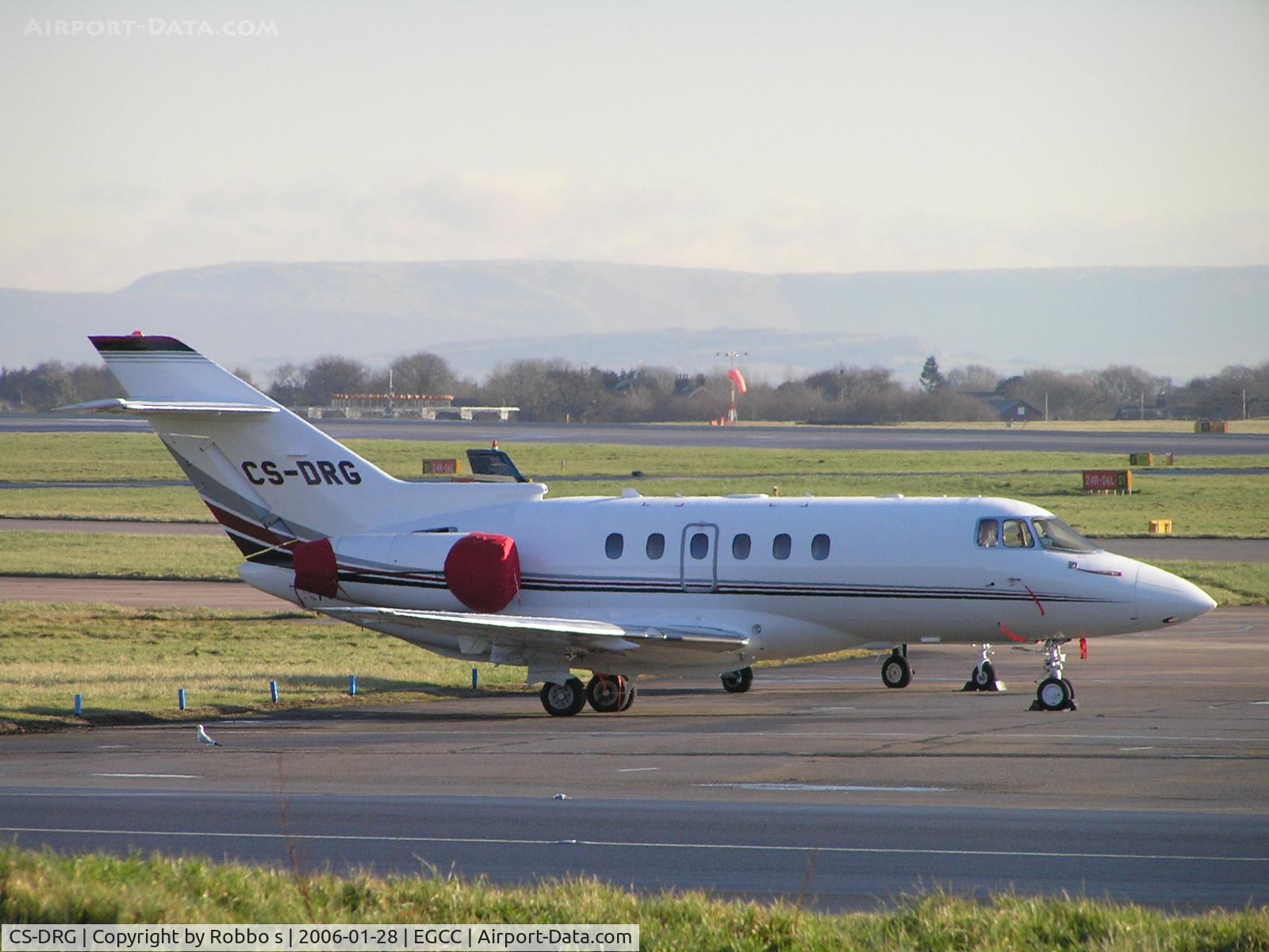 CS-DRG, 2005 Raytheon Hawker 800XP C/N 258741, CS-DRG  Hawker 800XP of Netjets Europe at EGCC.