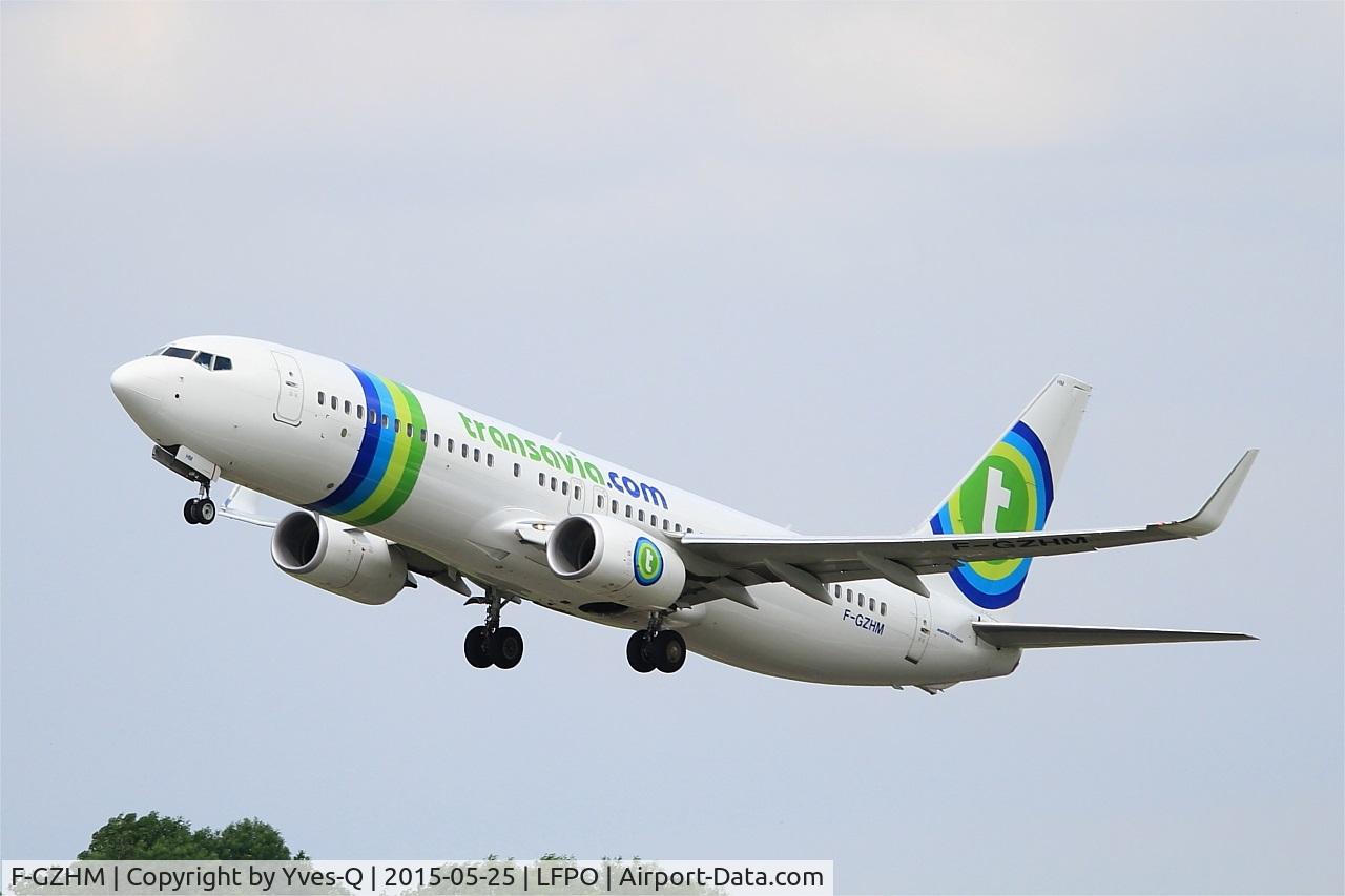 F-GZHM, 2014 Boeing 737-8K2 C/N 37792, Boeing 737-8K2, Take off rwy 24, Paris-Orly airport (LFPO-ORY)