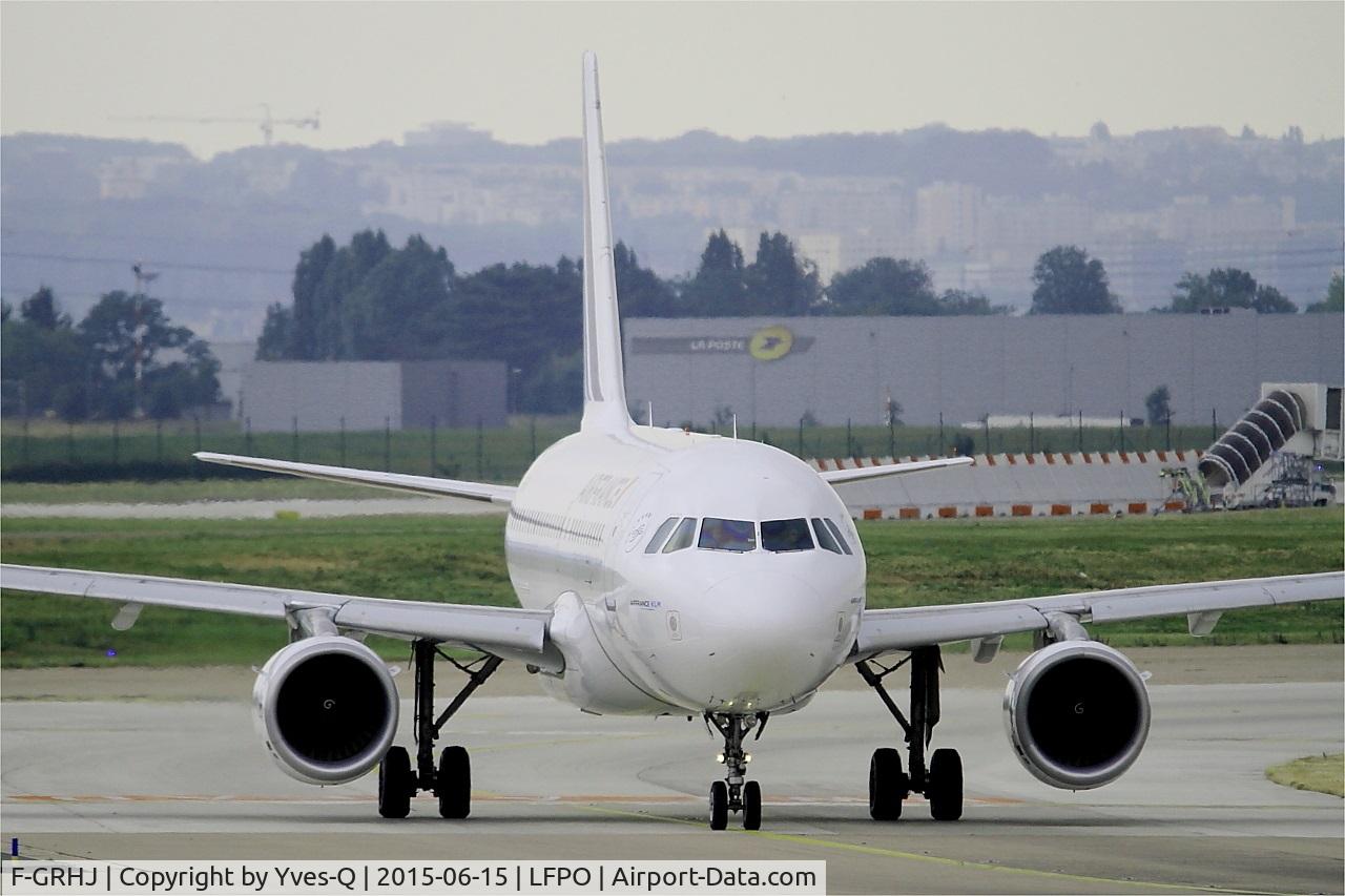F-GRHJ, 2000 Airbus A319-111 C/N 1176, Airbus A319-111, Holding point rwy 08, Paris-Orly airport (LFPO-ORY)