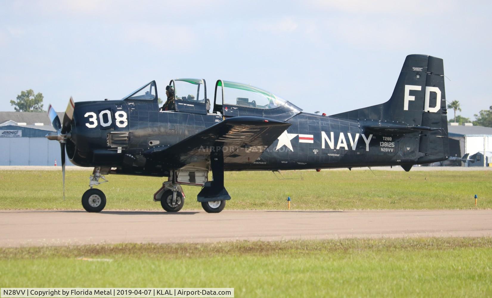 N28VV, 1953 North American T-28B C/N 200-196, Sun N Fun 2019