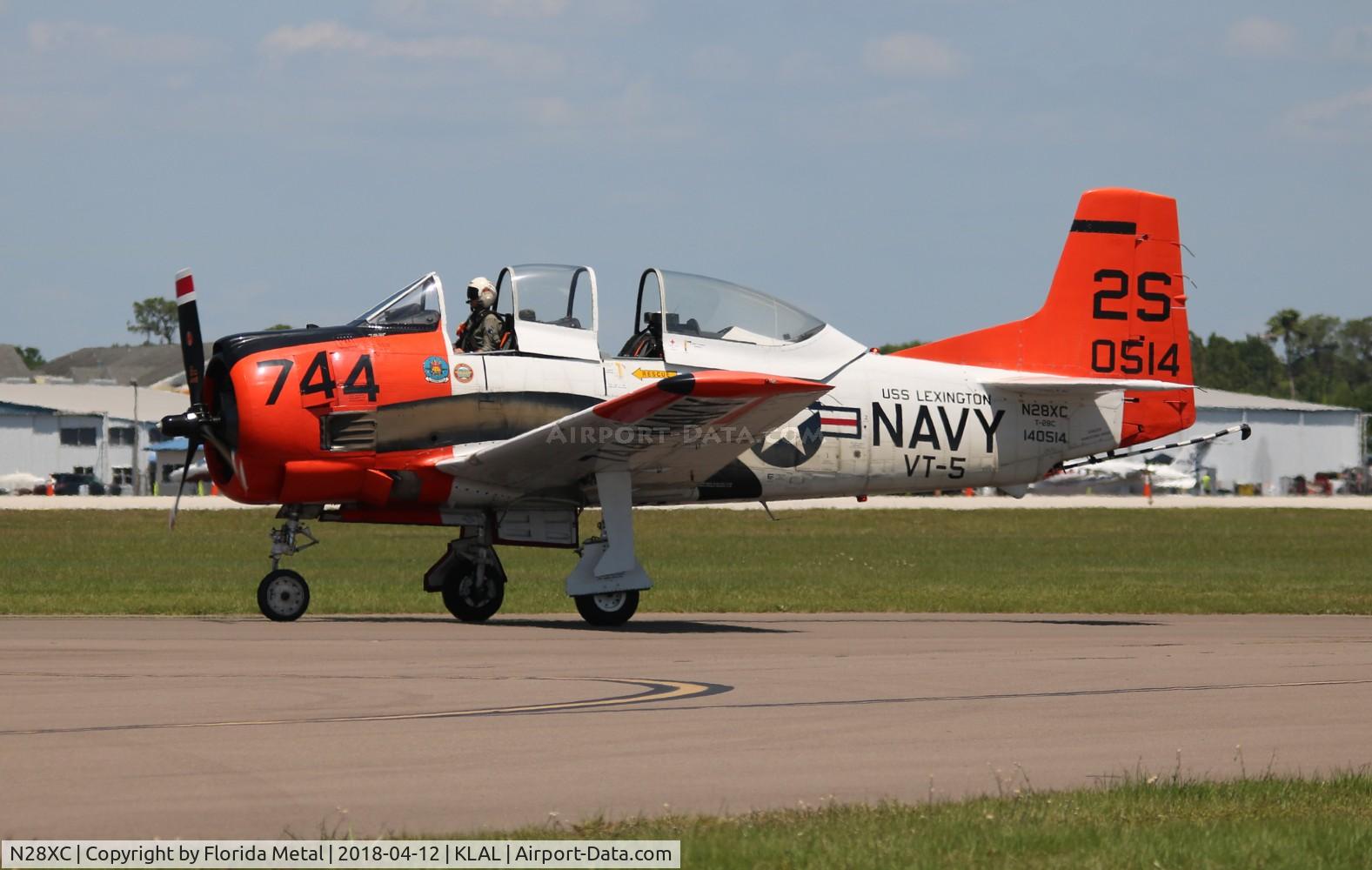 N28XC, 1954 North American T-28C Trojan C/N 226-91 (140514), Sun N Fun 2018