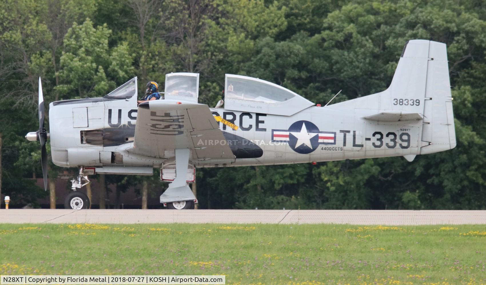 N28XT, 1958 North American T-28B Trojan C/N 200-410 (138339), Air Venture 2018