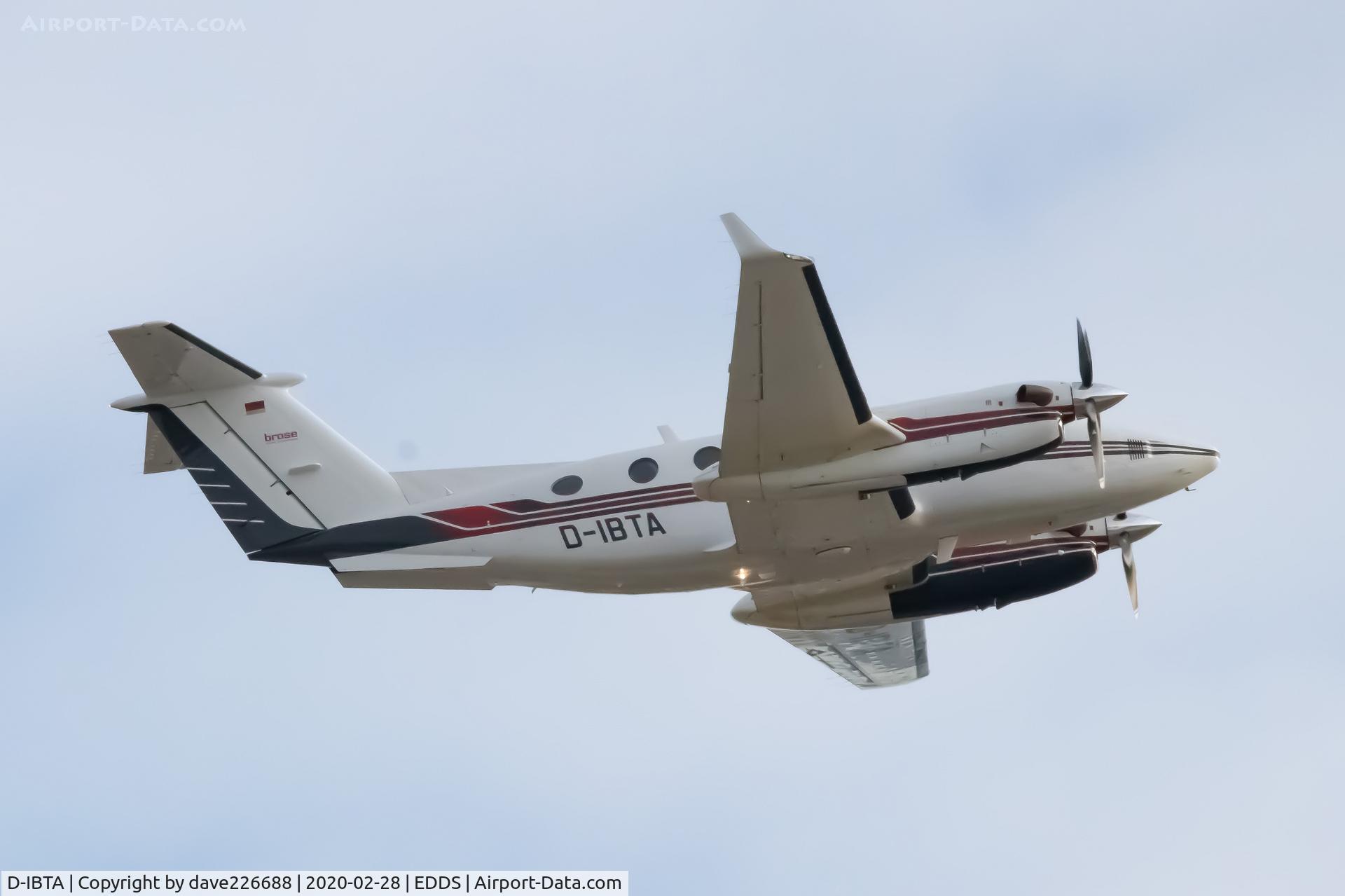 D-IBTA, 2009 Hawker Beechcraft B200GT King Air C/N BY-75, D IBTA heading out of STR
