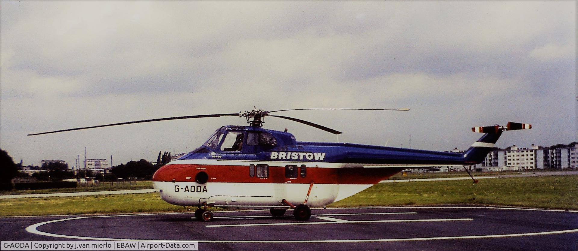 G-AODA, 1955 Westland S.55 Series 3 Whirlwind C/N WA113, Antwerp scan slide