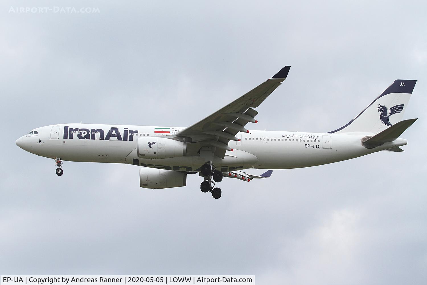 EP-IJA, 2014 Airbus A330-243 C/N 1540, Iran Air A330
