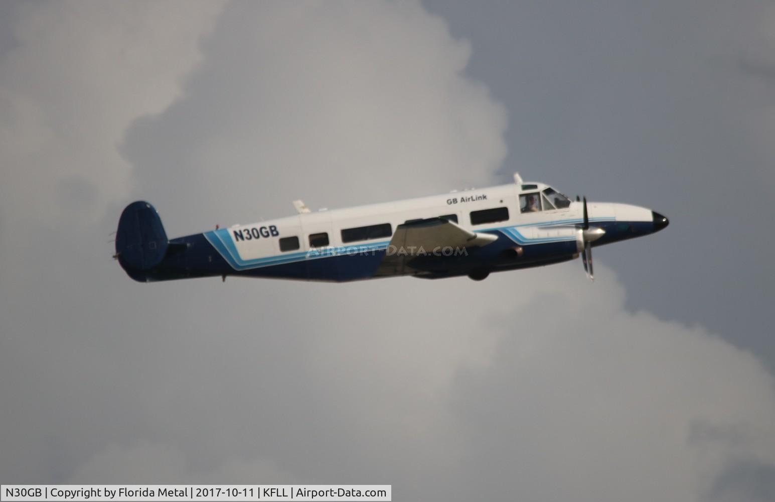 N30GB, 1964 Beech H-18 Tri-Gear C/N BA-688, FLL 2017
