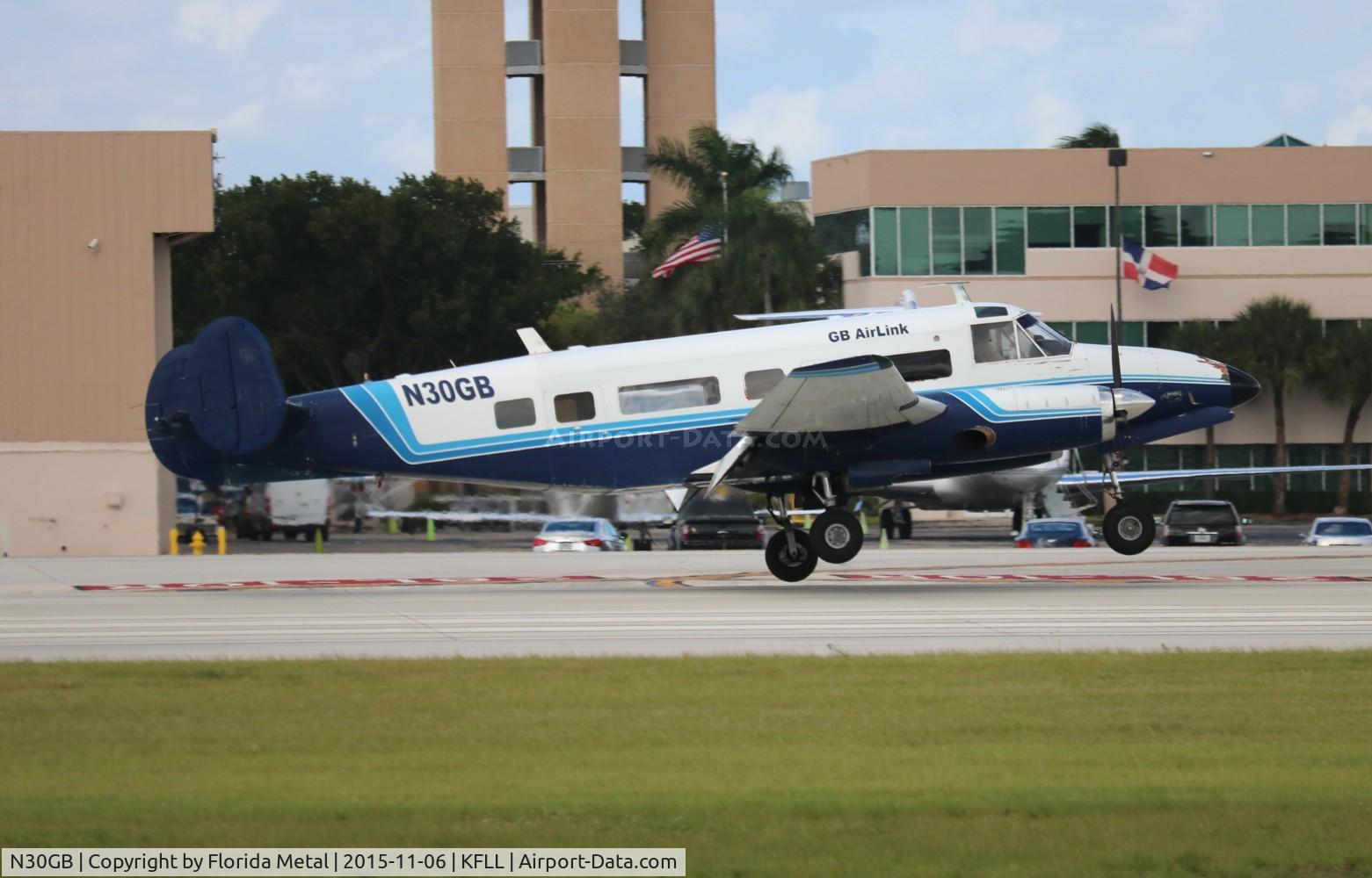 N30GB, 1964 Beech H-18 Tri-Gear C/N BA-688, FLL 2015