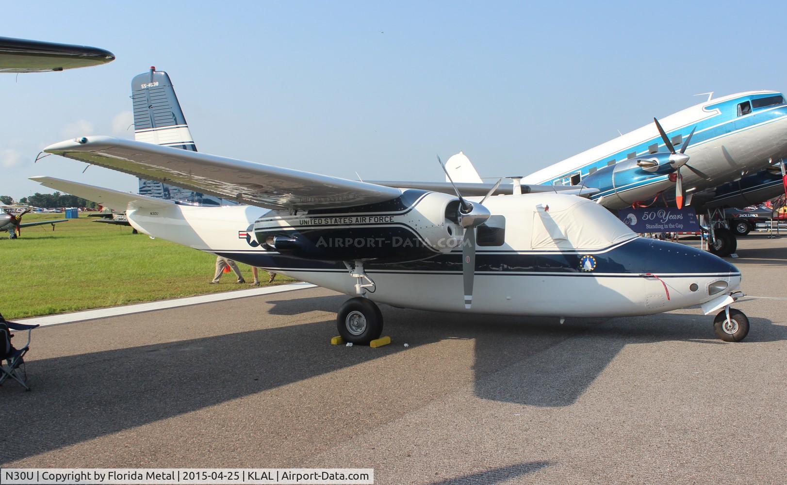 N30U, 1955 Aero Commander 560-A C/N 247, Sun N Fun 2015