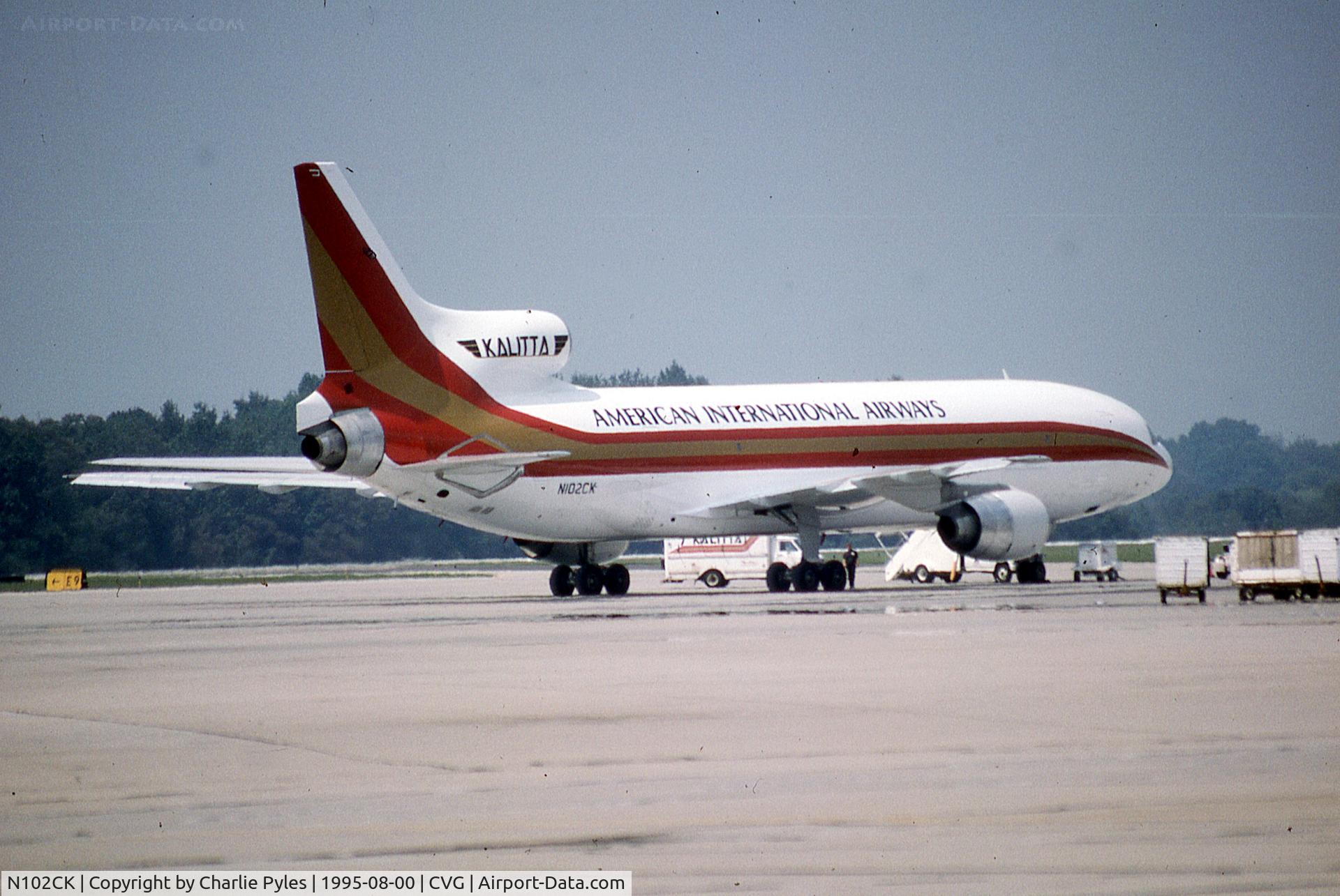 N102CK, 1980 Lockheed L-1011-200F Tristar C/N 193N-1198, At DHL Ramp