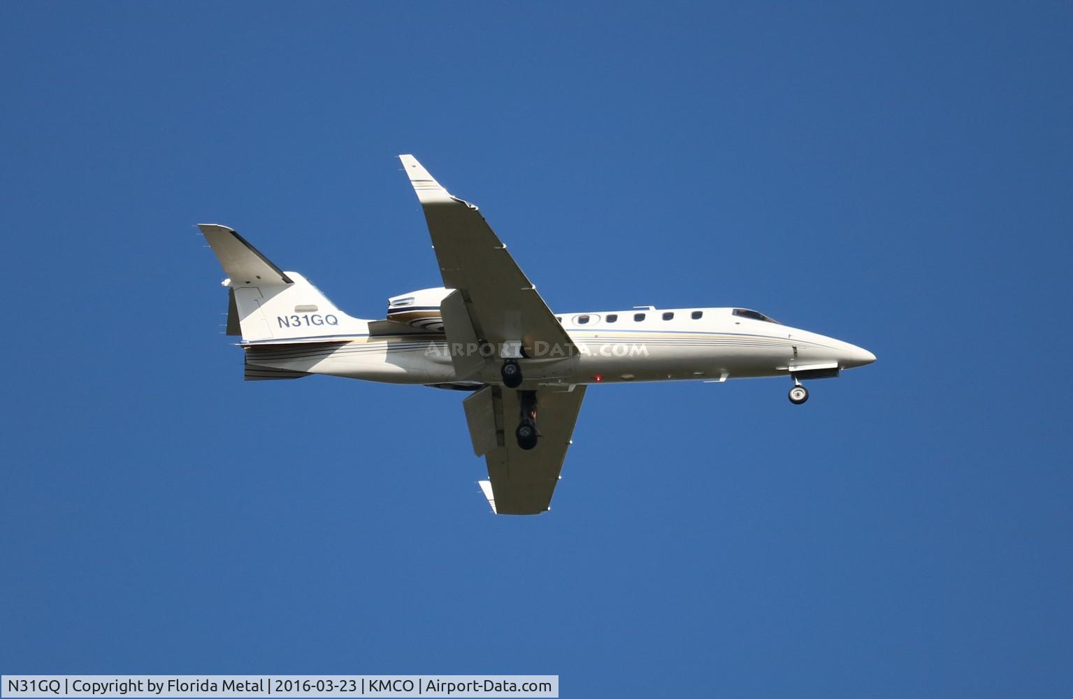 N31GQ, 1997 Learjet Inc 31A C/N 147, MCO 2016