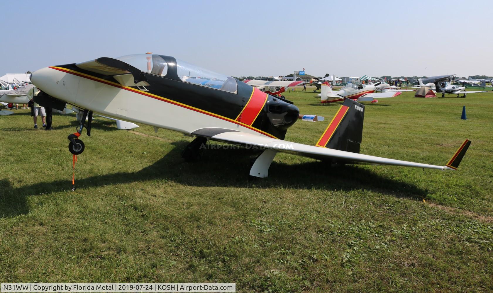 N31WW, 1981 Rutan VariViggen C/N 133, Air Venture 2019