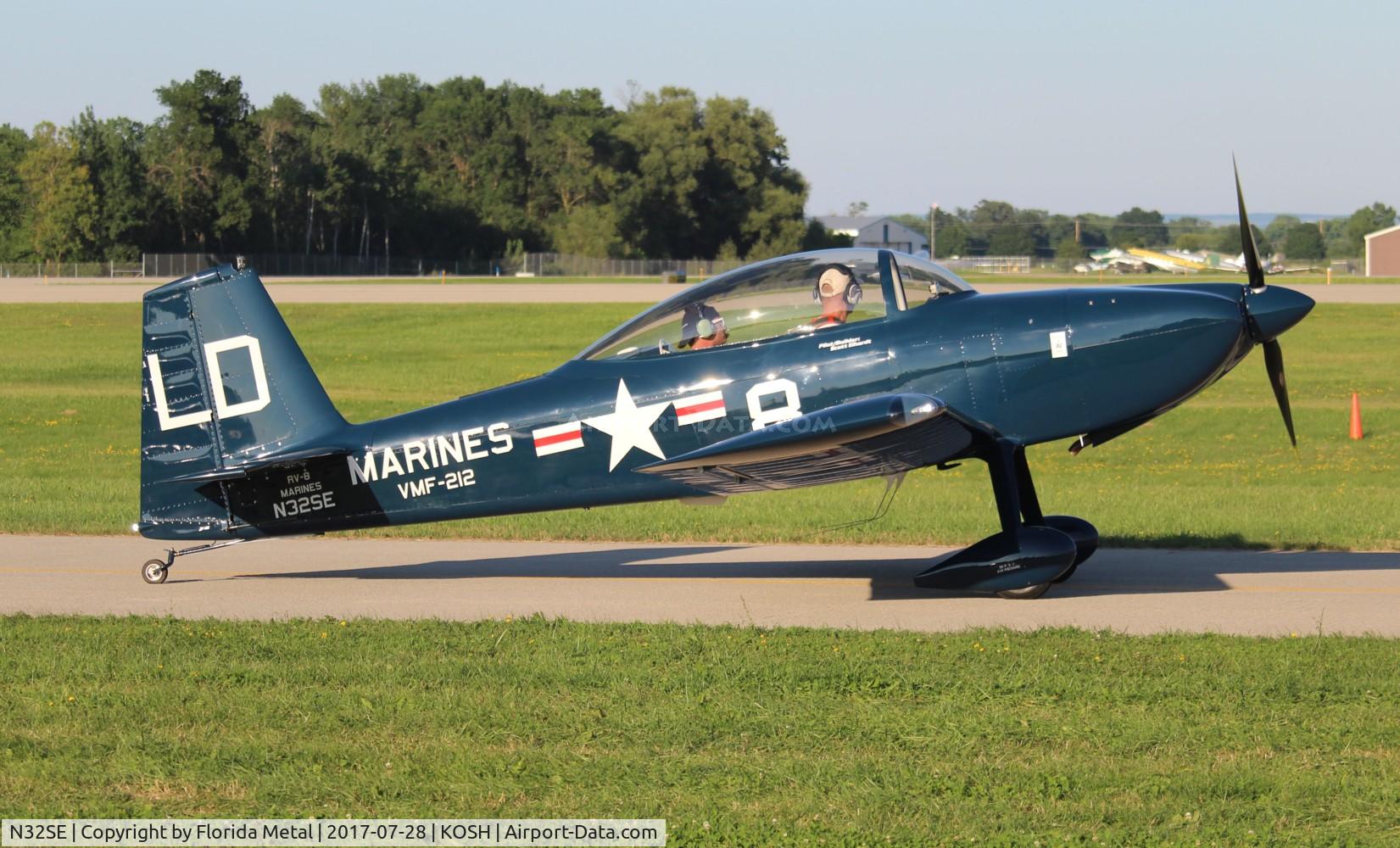 N32SE, 2012 Vans RV-8 C/N 82960, Air Venture 2017
