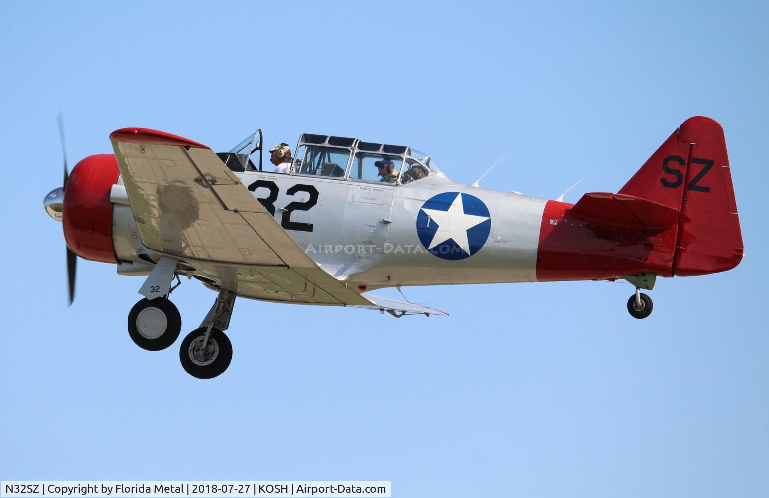 N32SZ, 1959 North American T-6G Texan C/N 168-325, Air Venture 2018