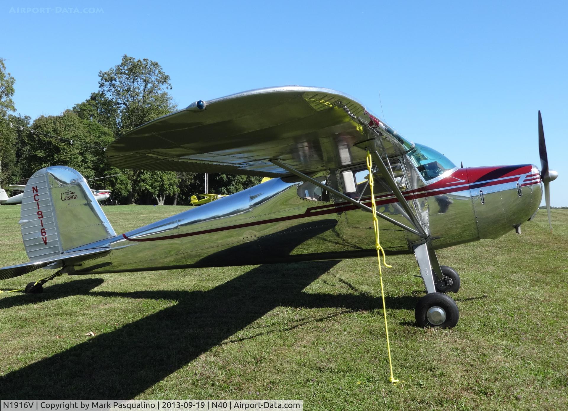 N1916V, 1947 Cessna 140 C/N 14110, Cessna 140