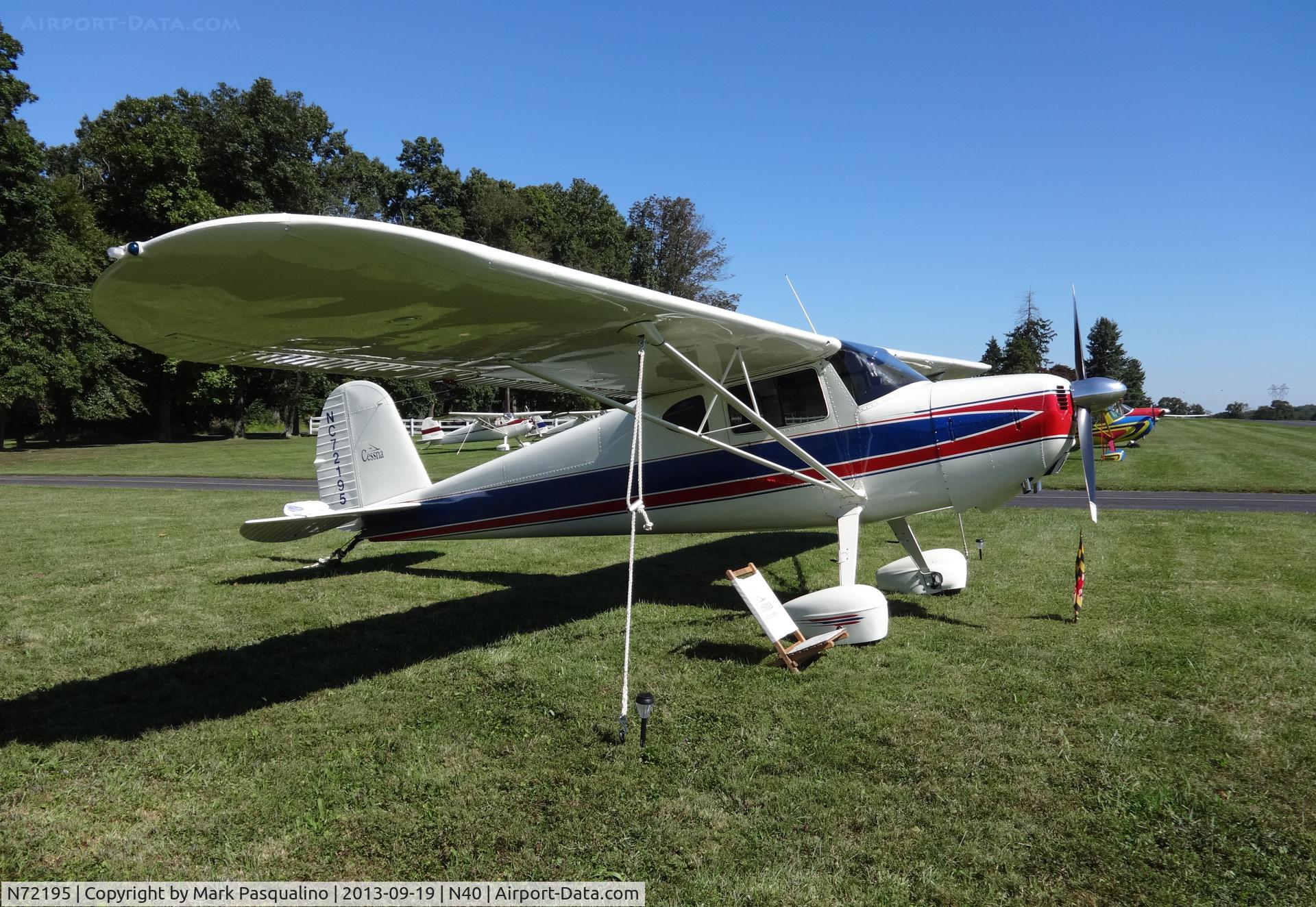 N72195, 1946 Cessna 140 C/N 9368, Cessna 140