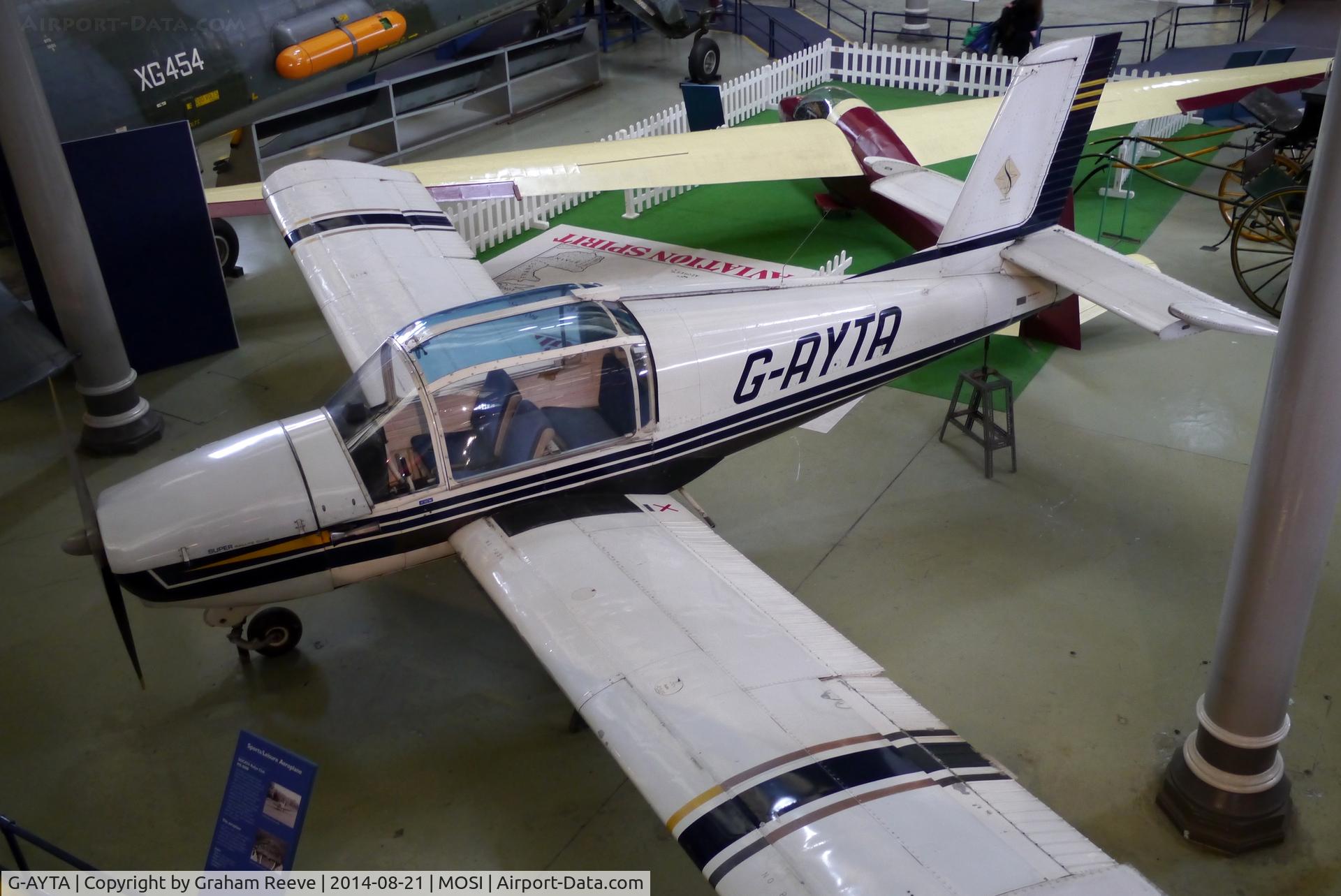 G-AYTA, 1971 Socata MS-880B Rallye Club C/N 1789, On display at, Museum of Science and Industry, Manchester.