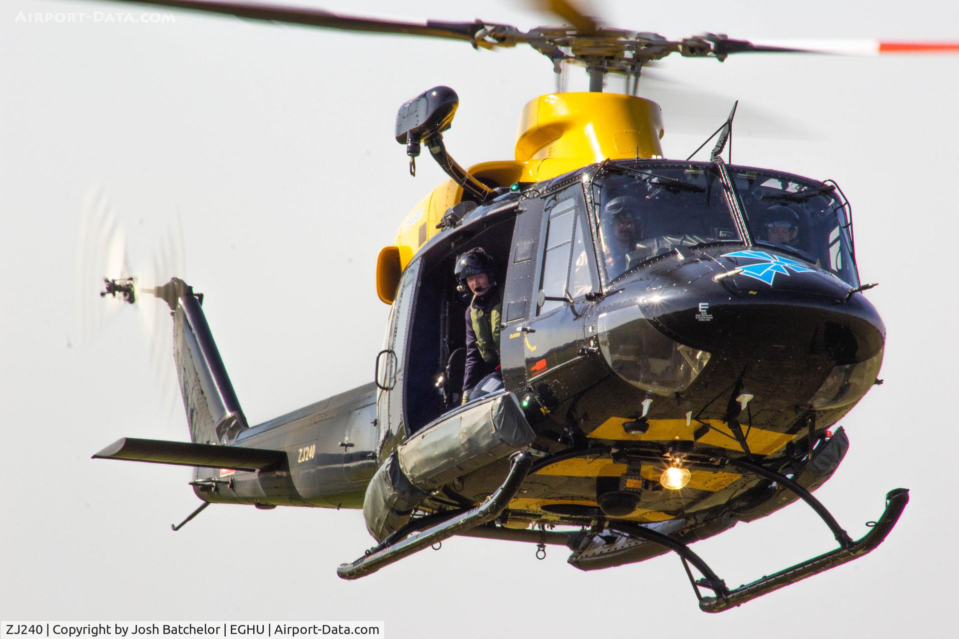 ZJ240, 1997 Bell 412EP Griffin HT1 C/N 36163, ZJ240 in the circuit at Eaglescott