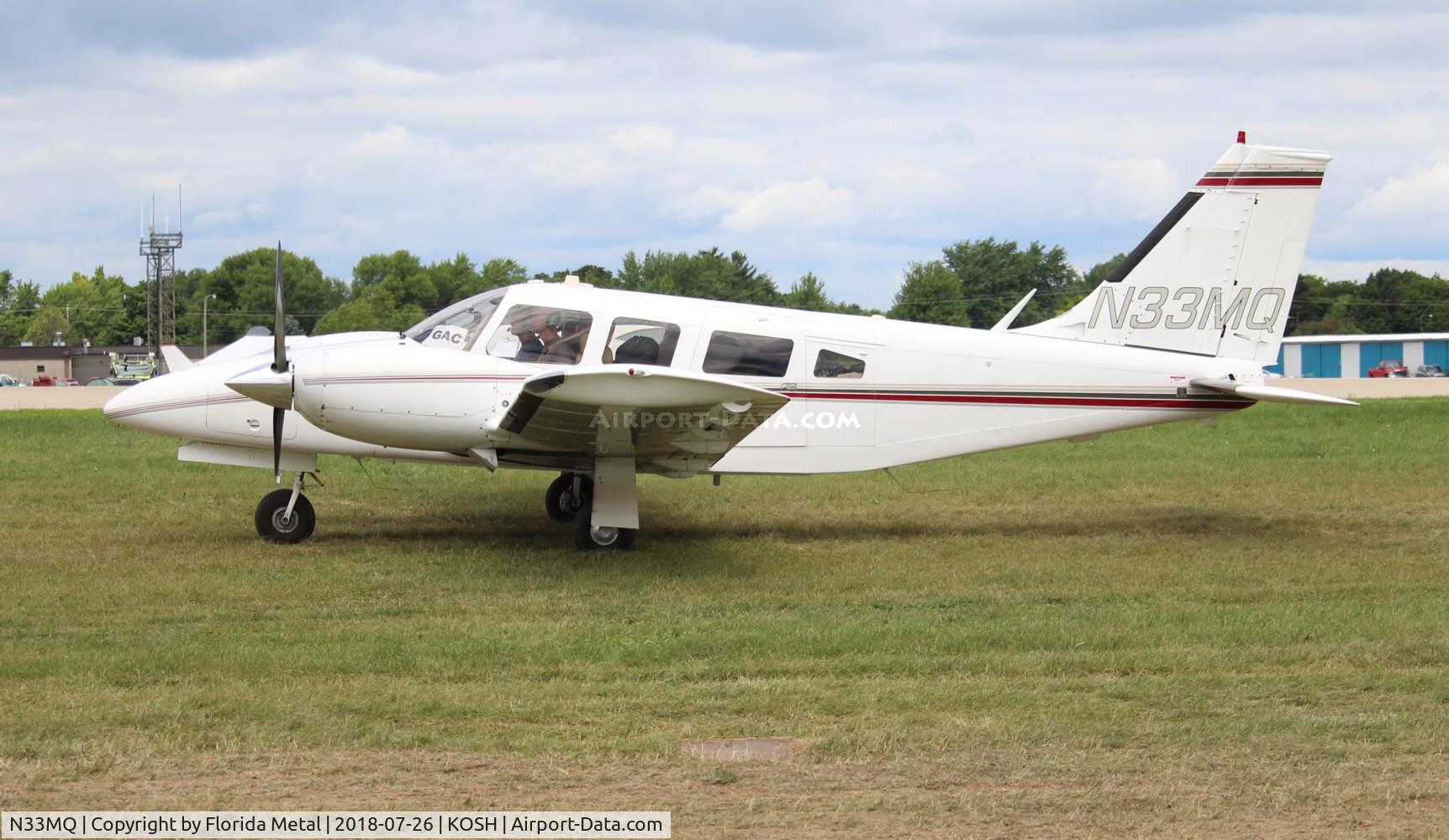 N33MQ, 1976 Piper PA-34-200T C/N 34-7770027, Air Venture 2018