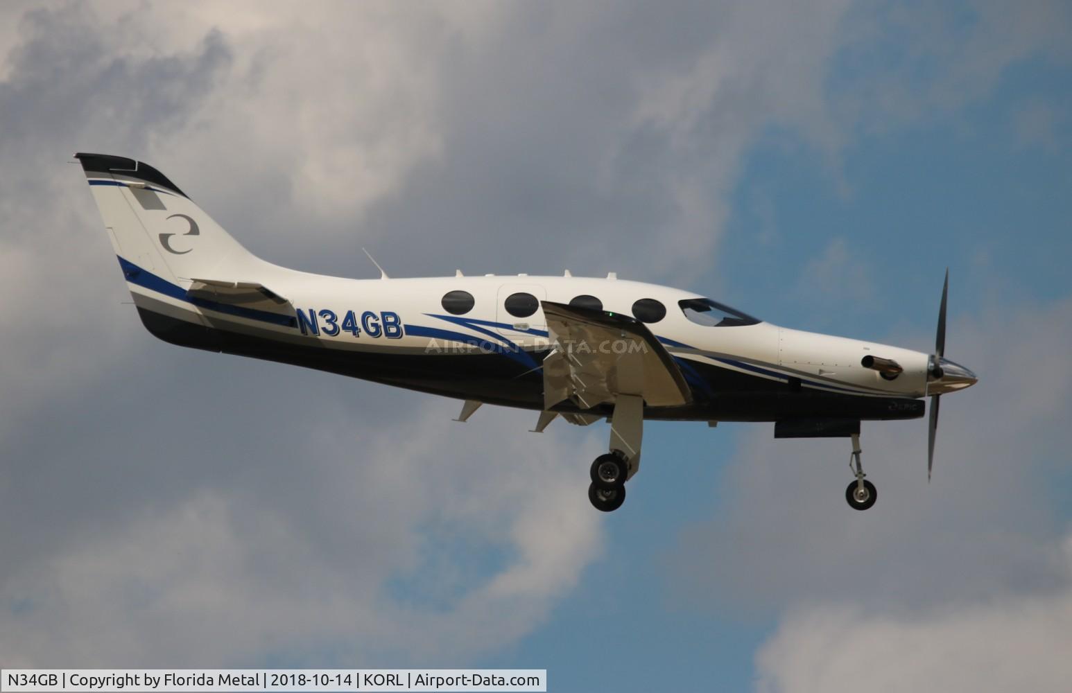 N34GB, 2017 Epic Aircraft Epic LT C/N 053, NBAA 2018