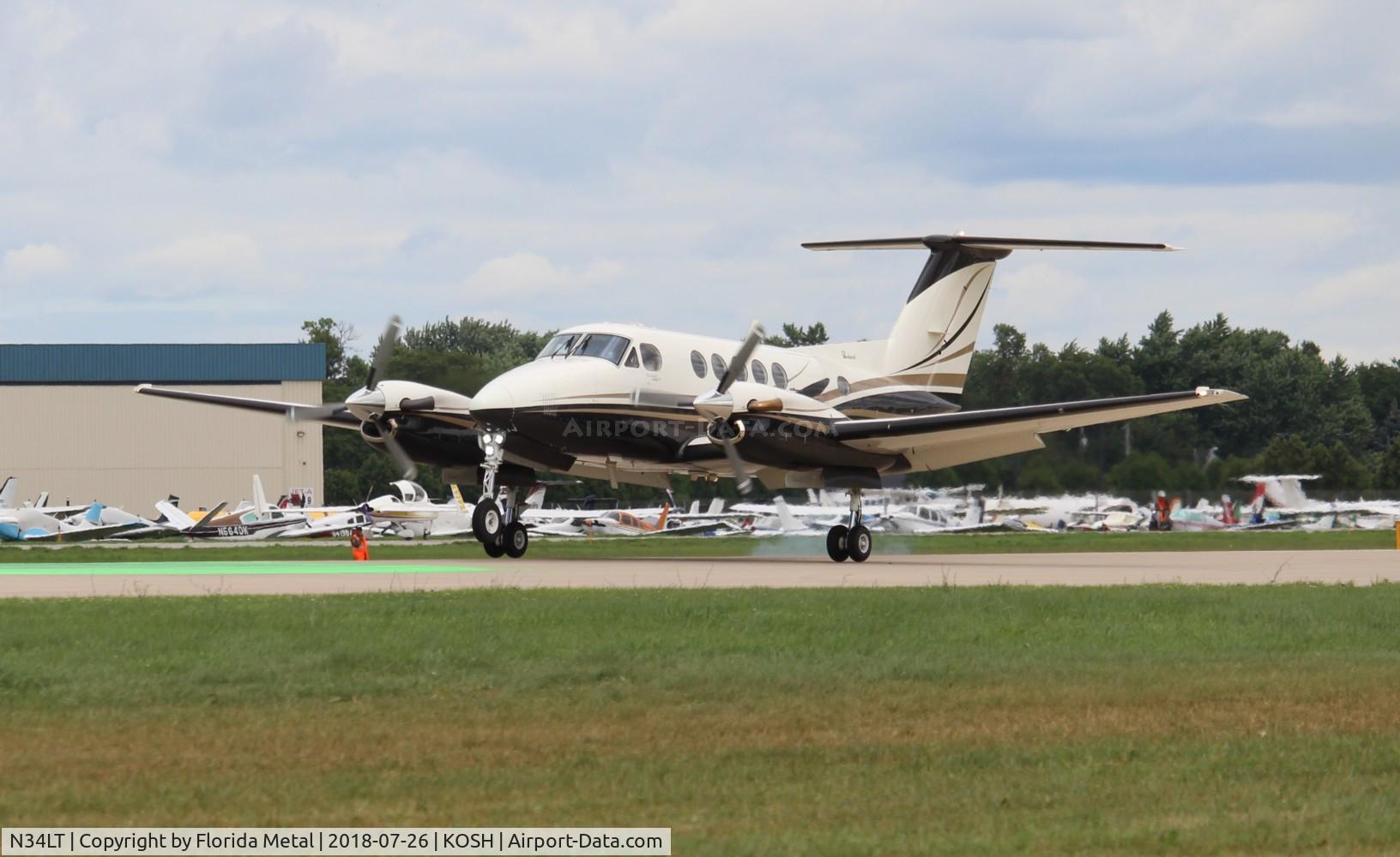 N34LT, 1992 Beech B200 King Air C/N BB-1437, Air Venture 2018