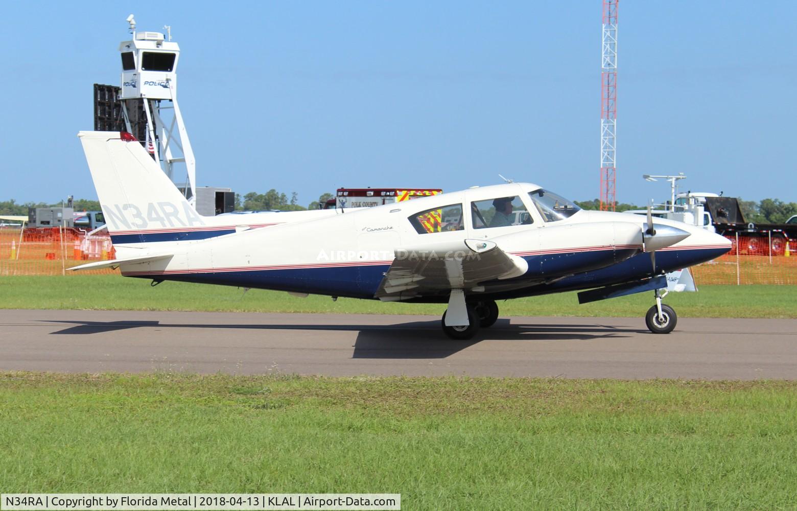 N34RA, 1964 Piper PA-30 Twin Comanche C/N 30-342, Sun N Fun 2018