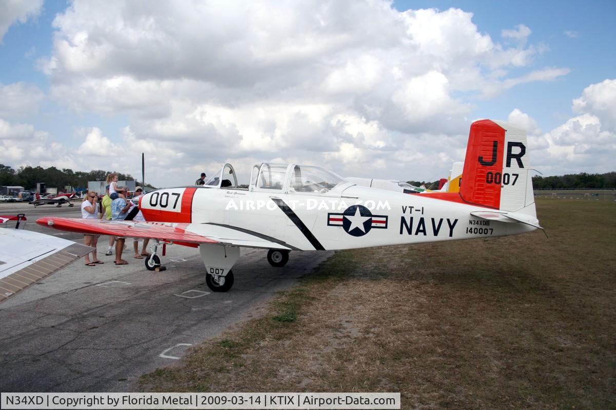 N34XD, 1952 Beech T-34A (A45) Mentor C/N G-25, TICO 2009