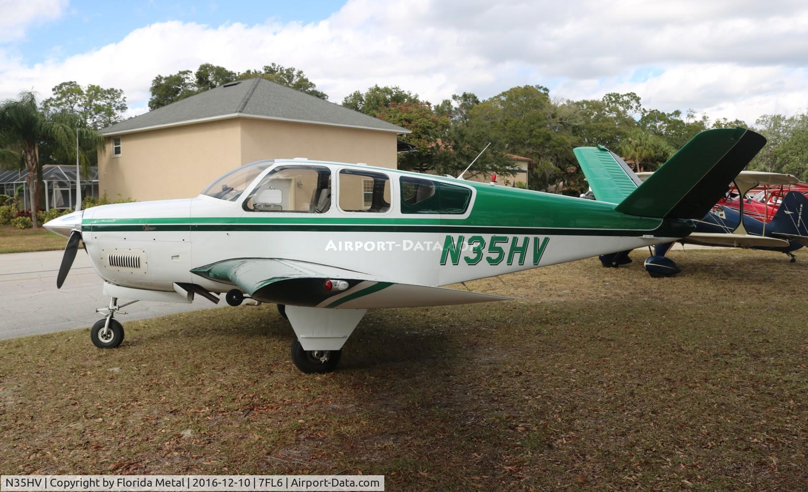 N35HV, 1957 Beech H35 Bonanza C/N D-5236, Spruce Creek 2016