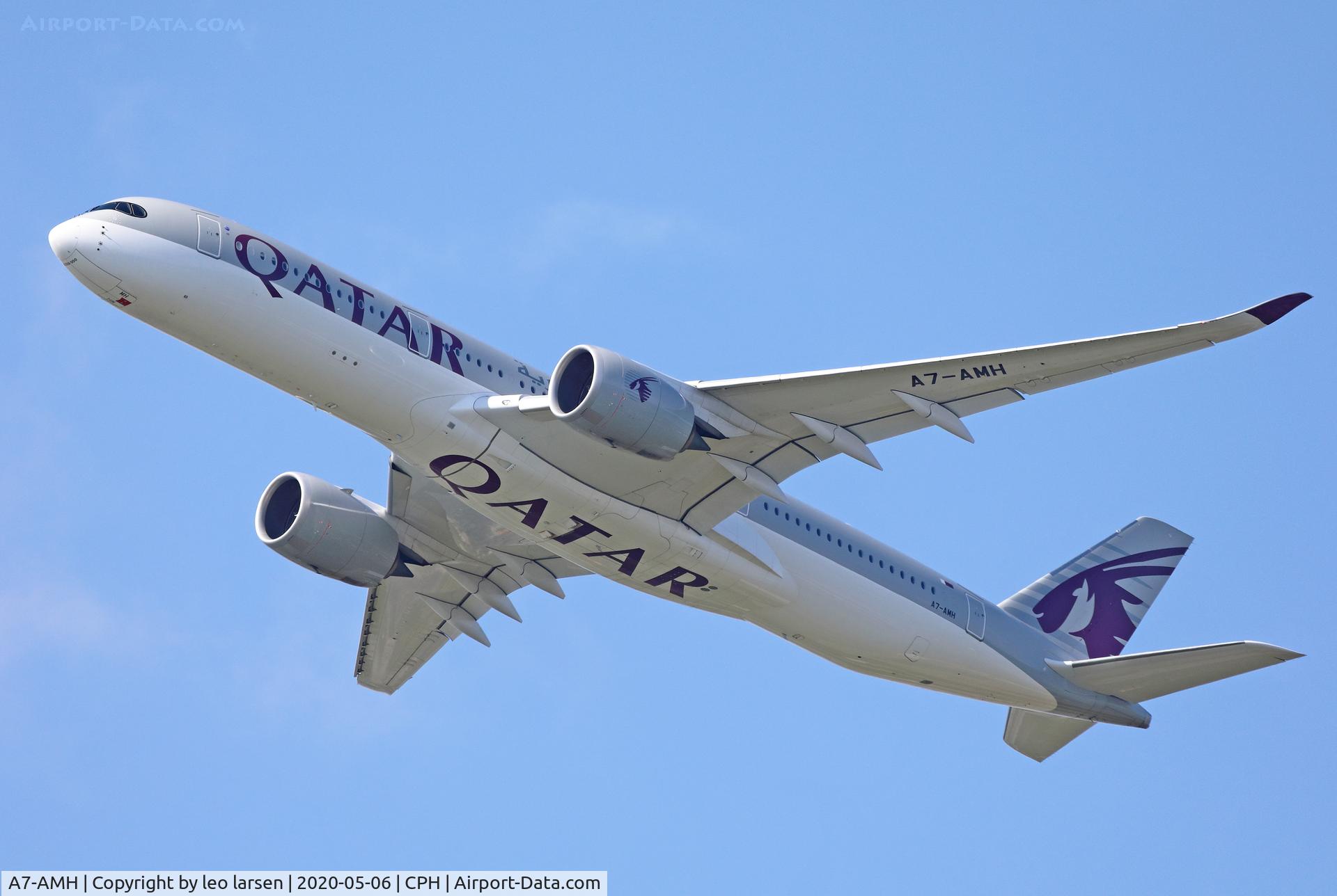 A7-AMH, 2018 Airbus A350-941 C/N 211, Copenhagen 6.5.2020