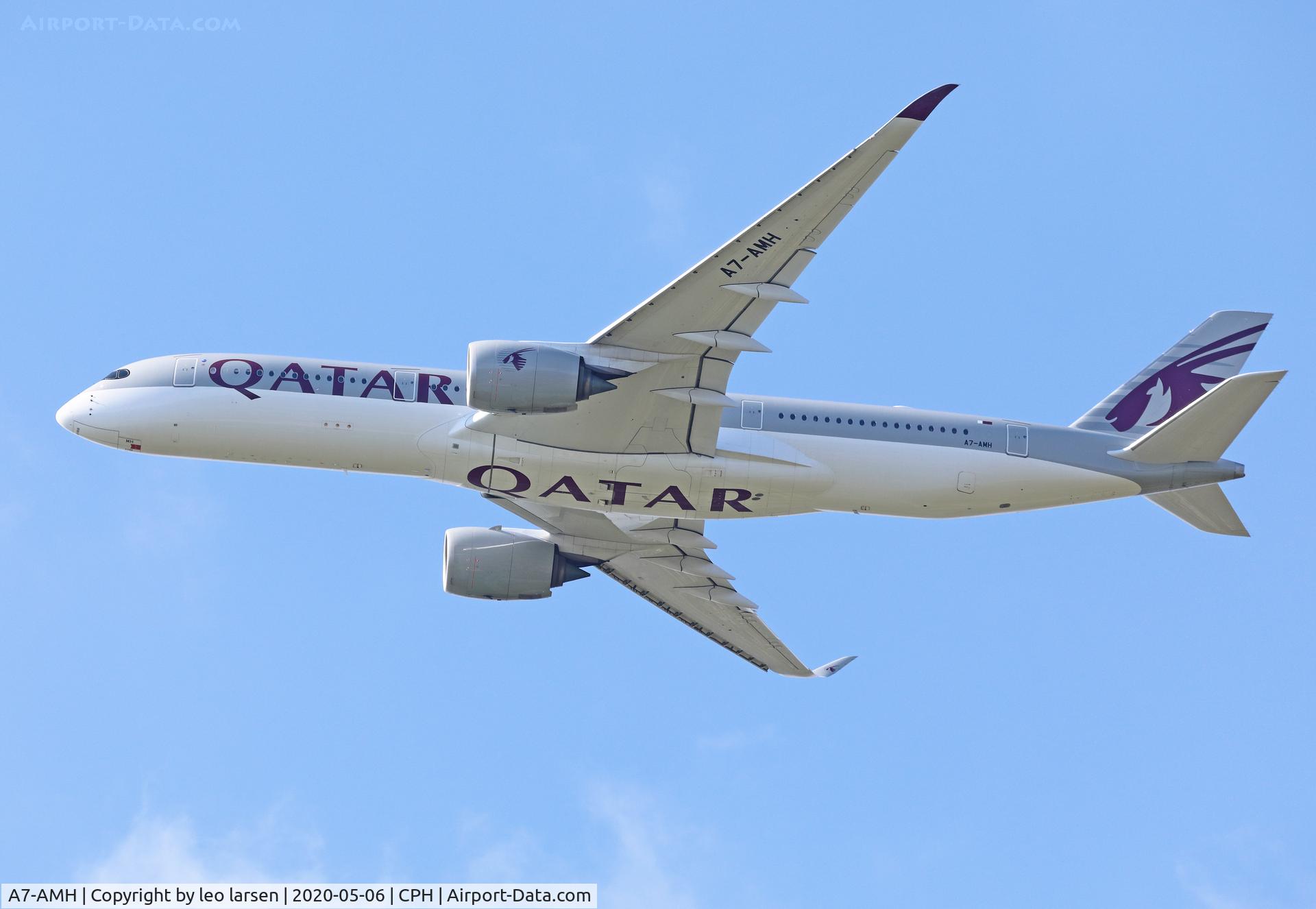 A7-AMH, 2018 Airbus A350-941 C/N 211, Copenhagen 6.5.2020