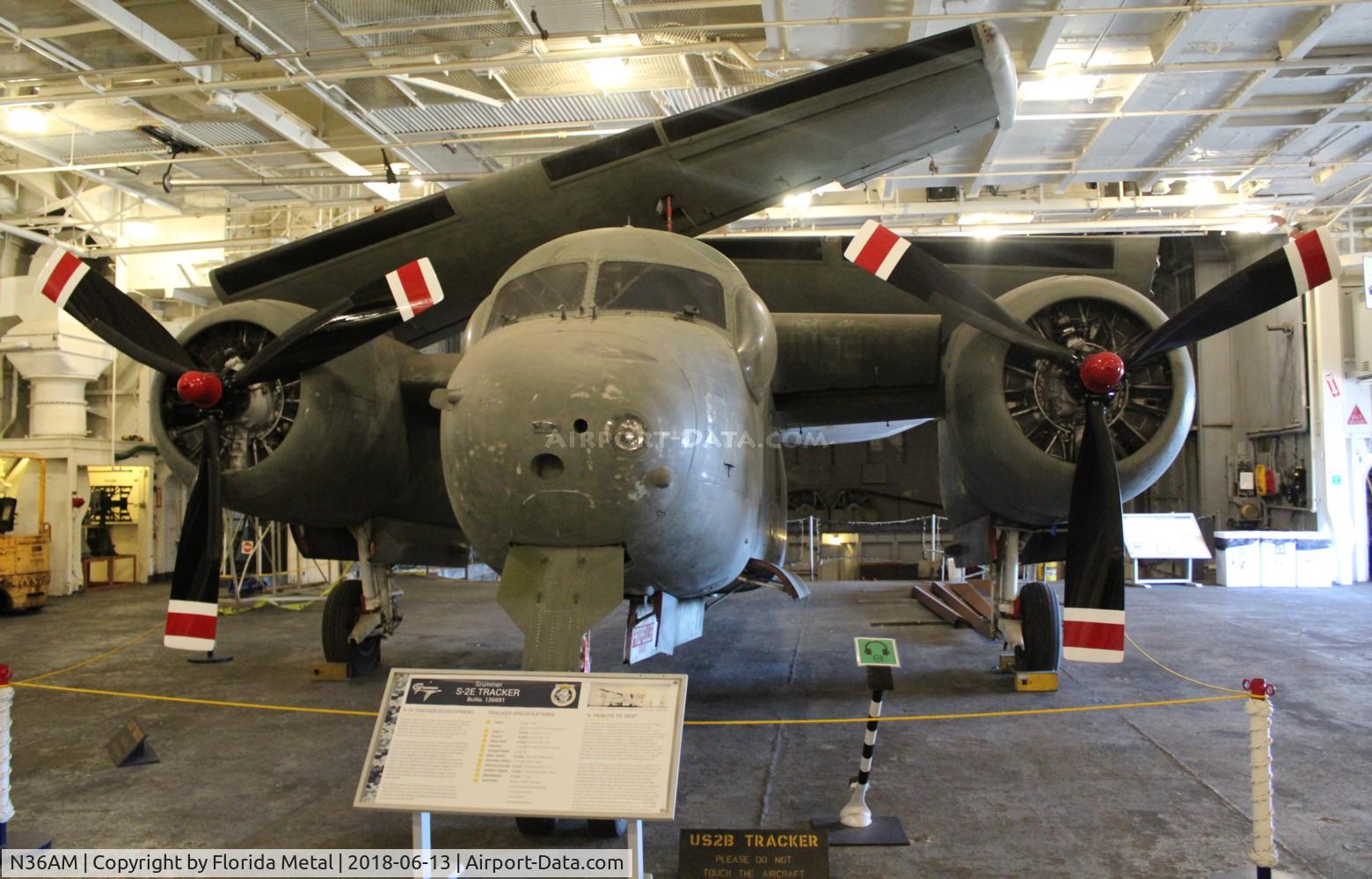 N36AM, Grumman US-2B Tracker (G89) C/N 600, Hornet Museum