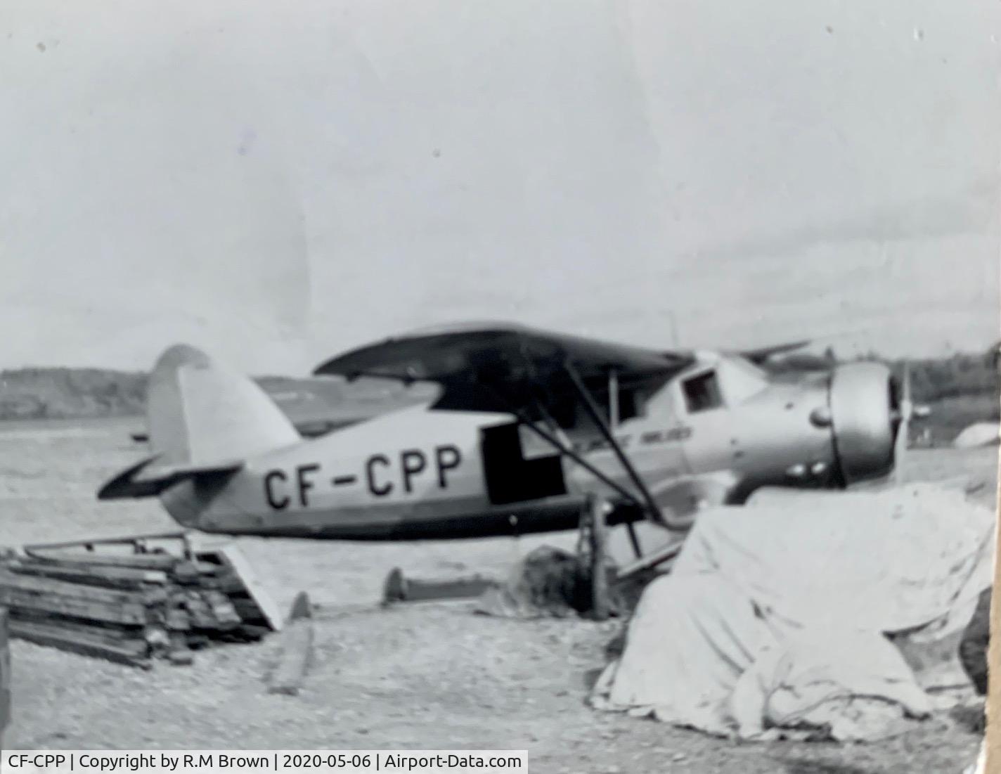 CF-CPP, 1943 Noorduyn UC-64A Norseman IV C/N 436 (43-35362), Norseman with Canadian Pacific Airlines.