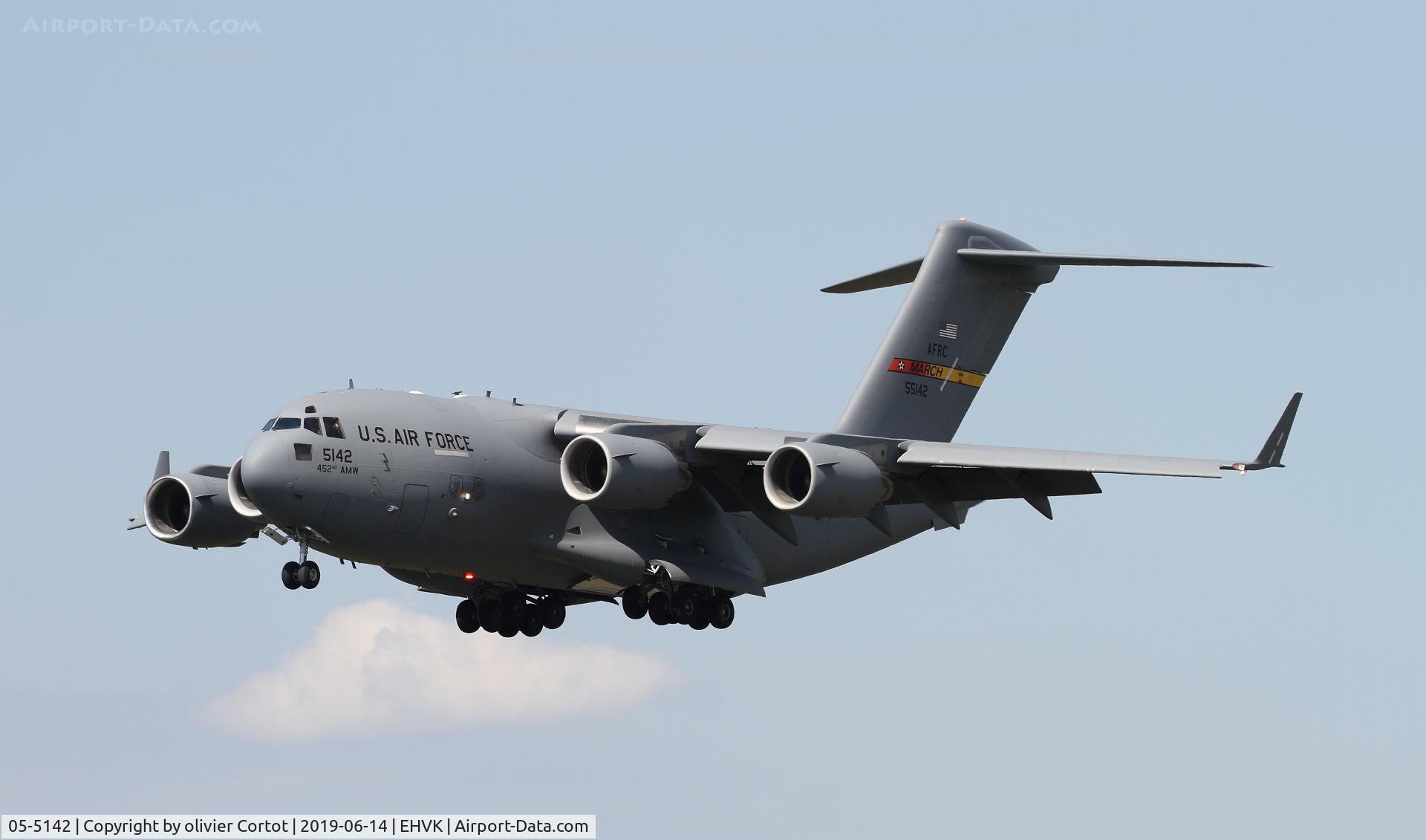 05-5142, 2005 Boeing C-17A Globemaster III C/N P-142, 2019 airshow