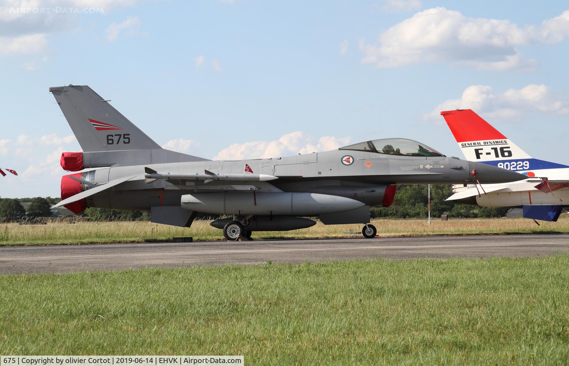 675, 1980 General Dynamics F-16AM Fighting Falcon C/N 6K-47, 2019 airshow