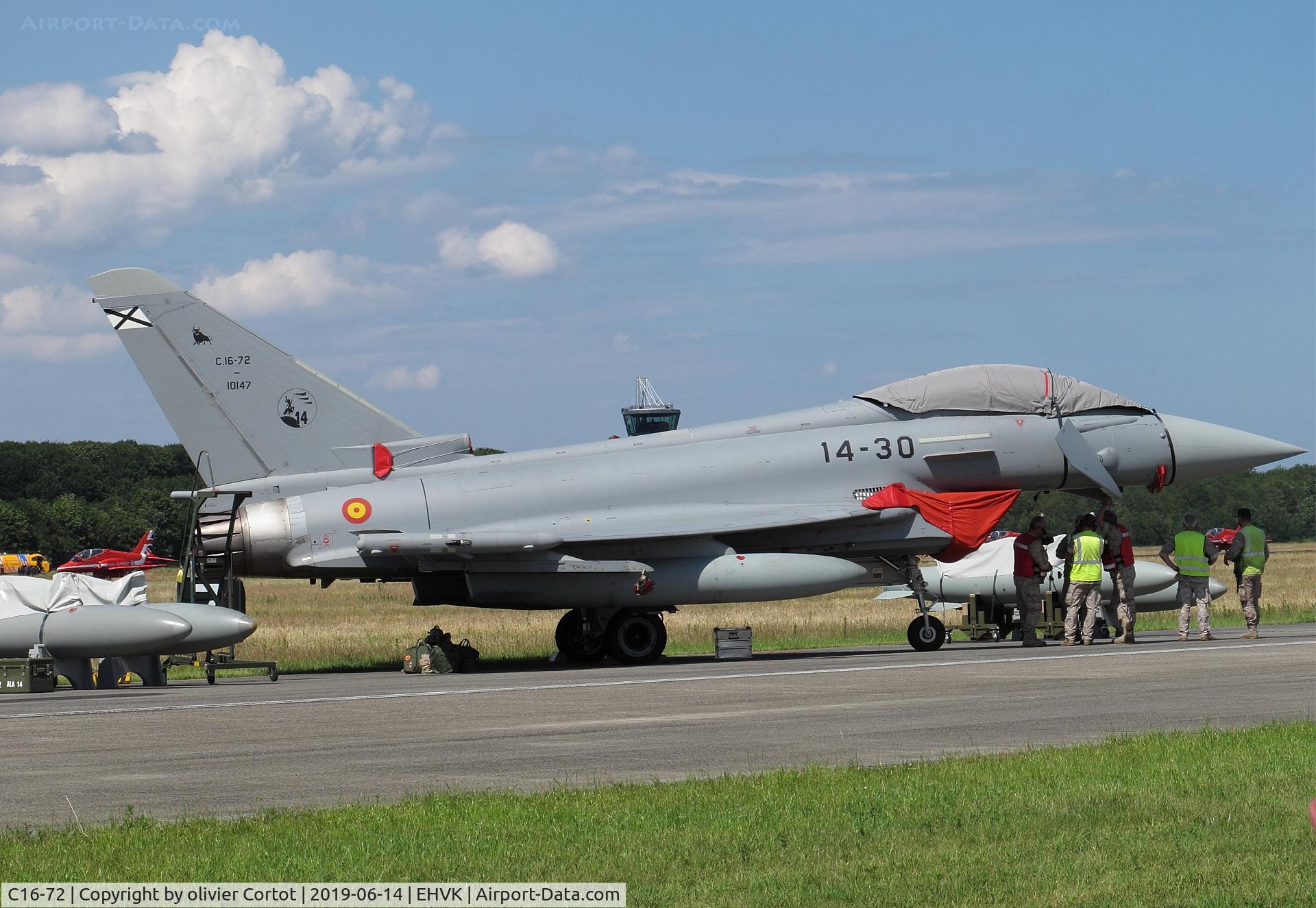 C16-72, Eurofighter EF-2000 Typhoon S C/N SS053, 2019 airshow