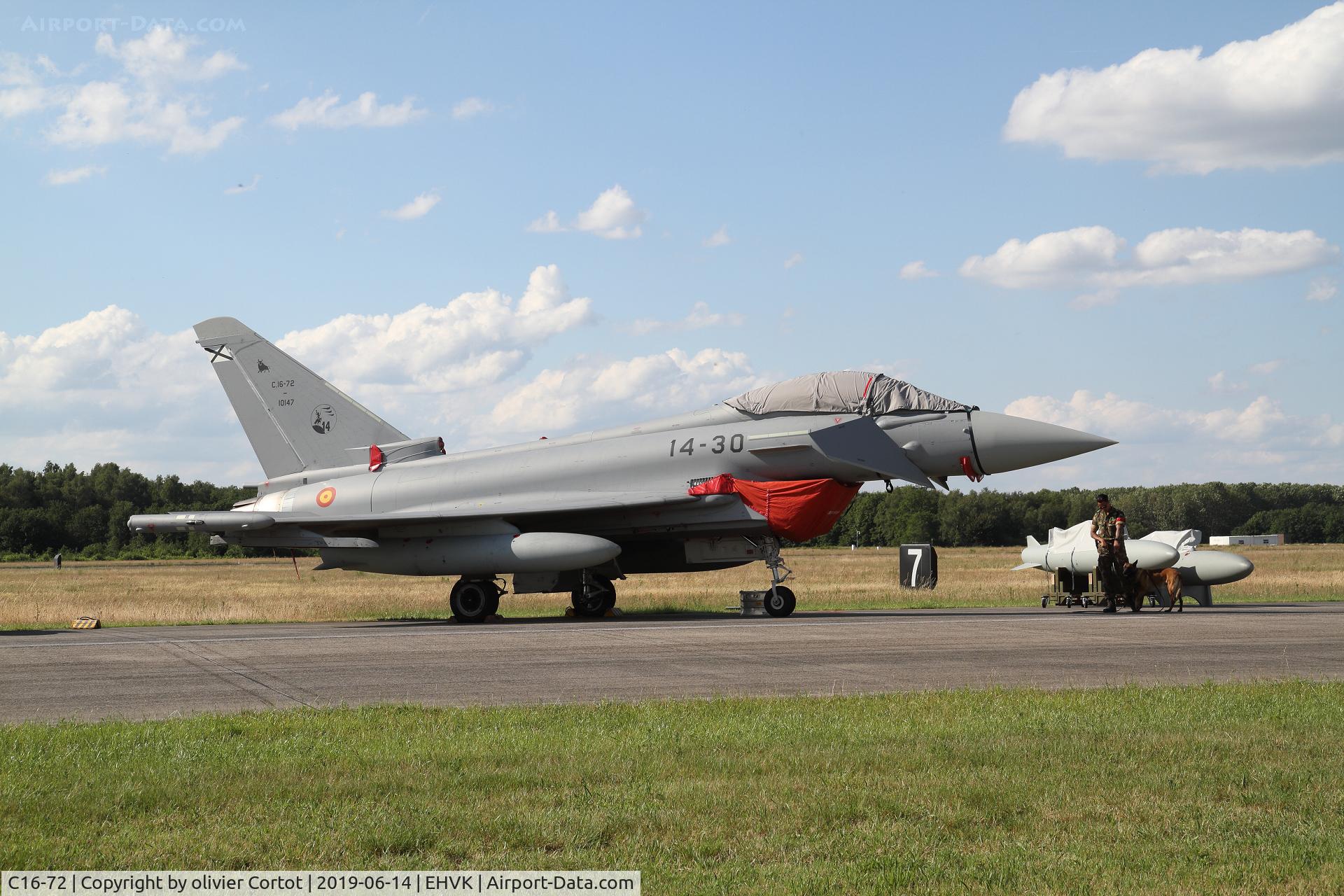 C16-72, Eurofighter EF-2000 Typhoon S C/N SS053, 2019 airshow