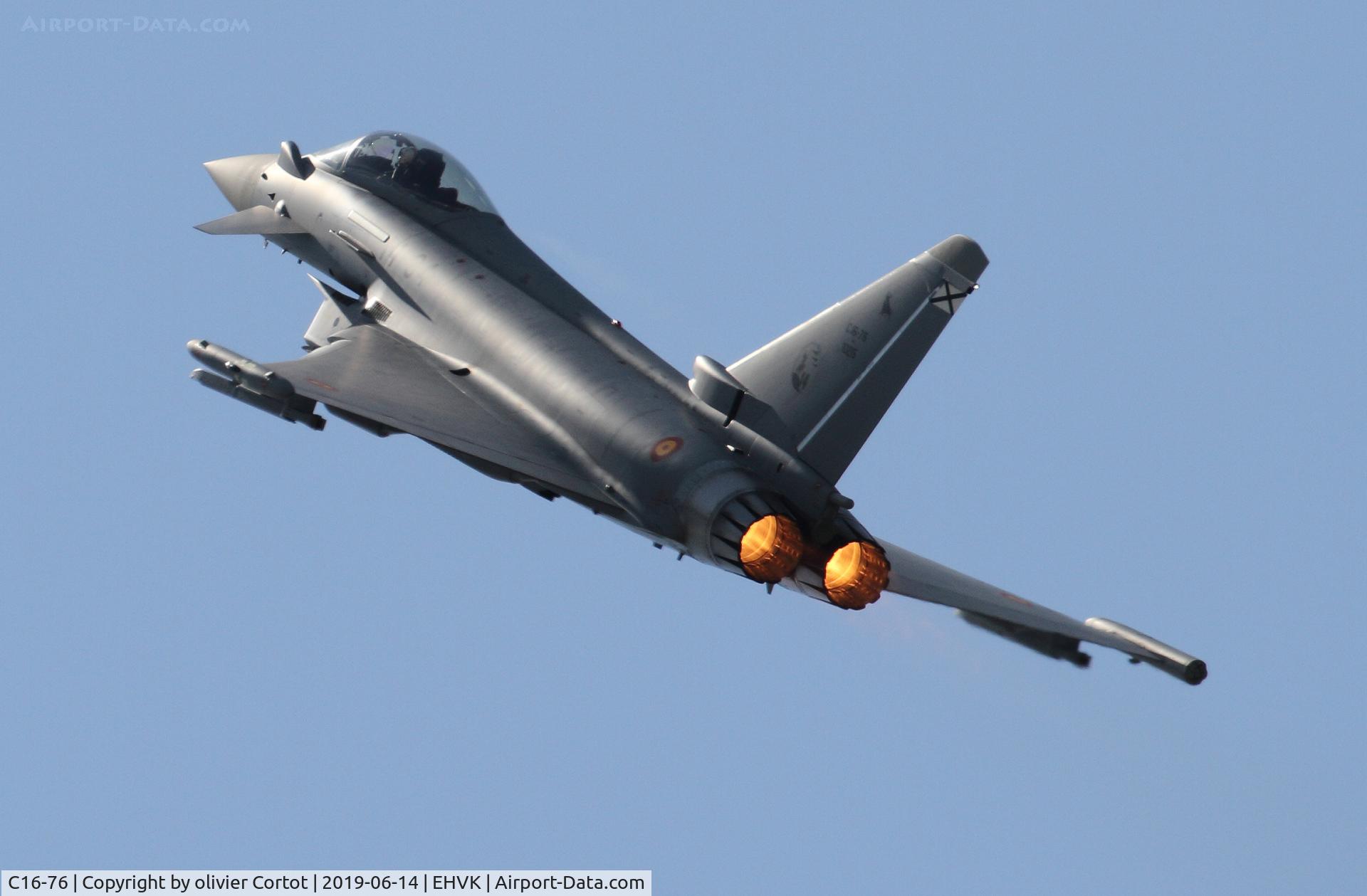 C16-76, Eurofighter EF-2000 Typhoon S C/N SS057, 2019 airshow