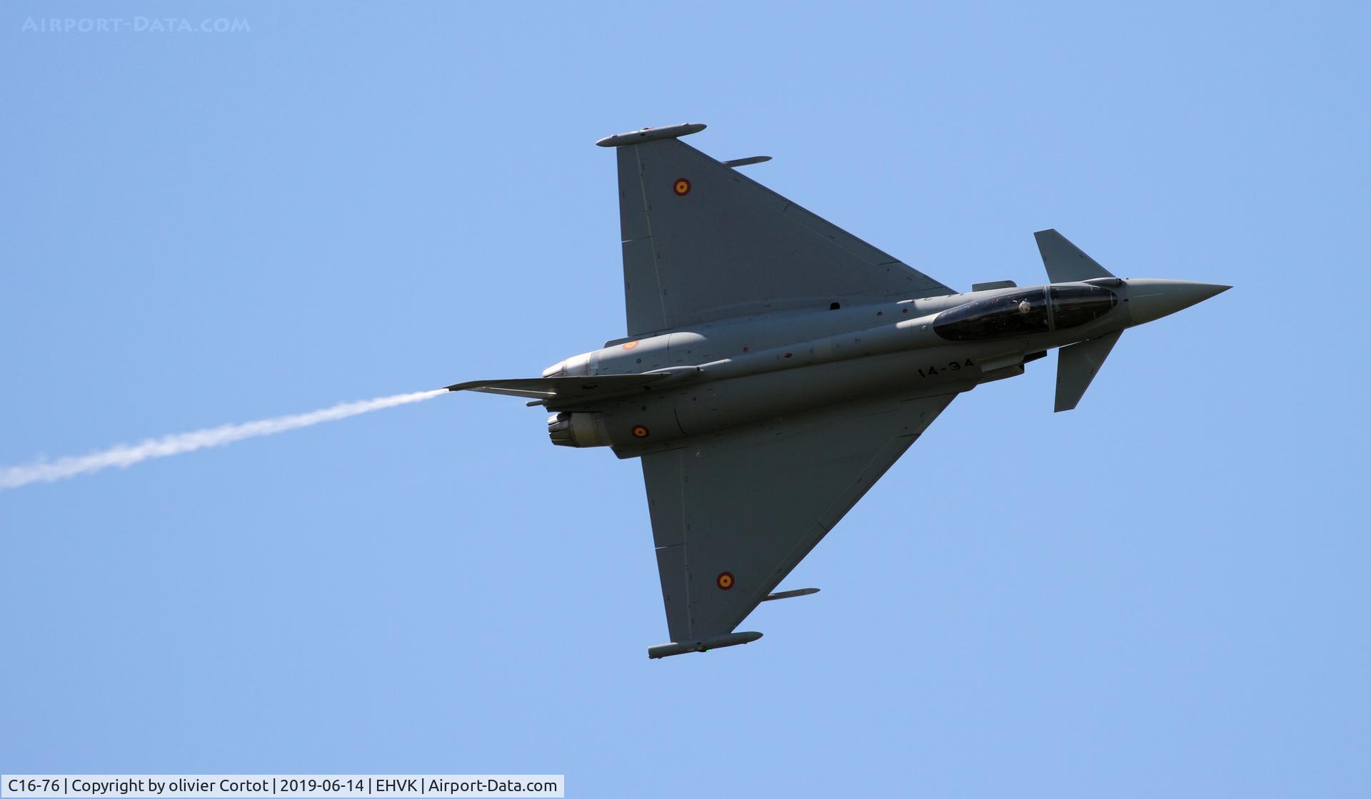 C16-76, Eurofighter EF-2000 Typhoon S C/N SS057, 2019 airshow