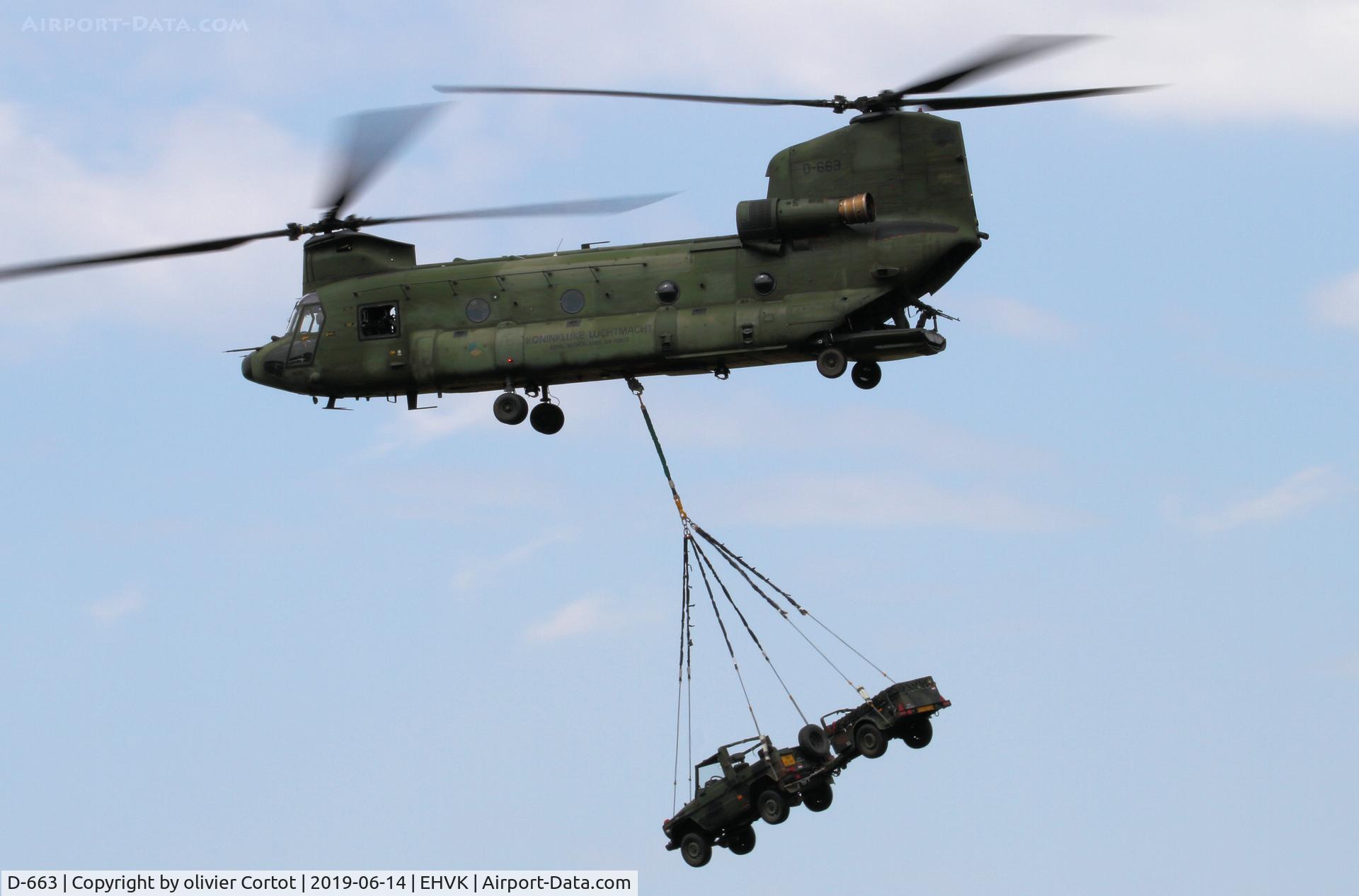 D-663, Boeing CH-47D Chinook C/N M.3663/NL-003, 2019 airshow