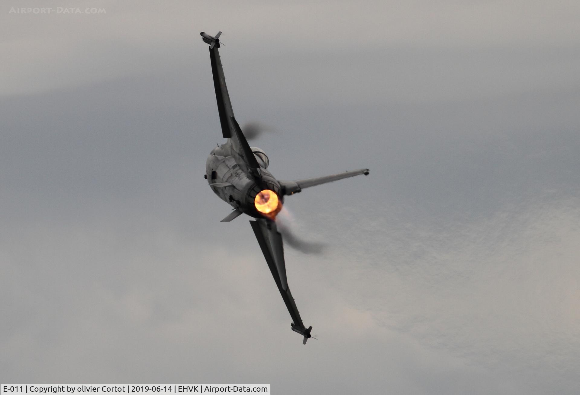 E-011, SABCA F-16A Fighting Falcon C/N 61-604, 2019 airshow