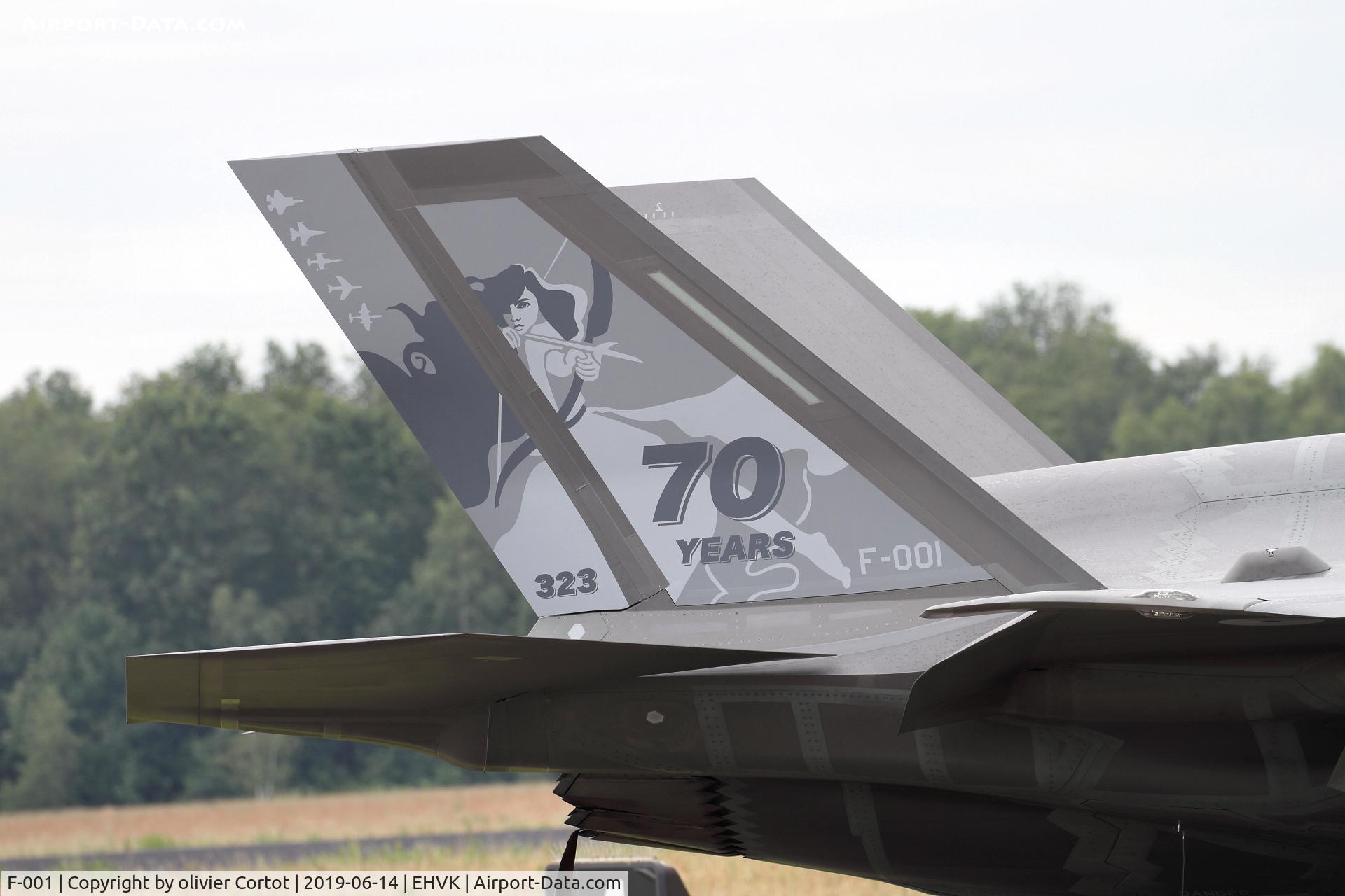 F-001, 2012 Lockheed Martin F-35A Lightning II C/N AN-1, special markings