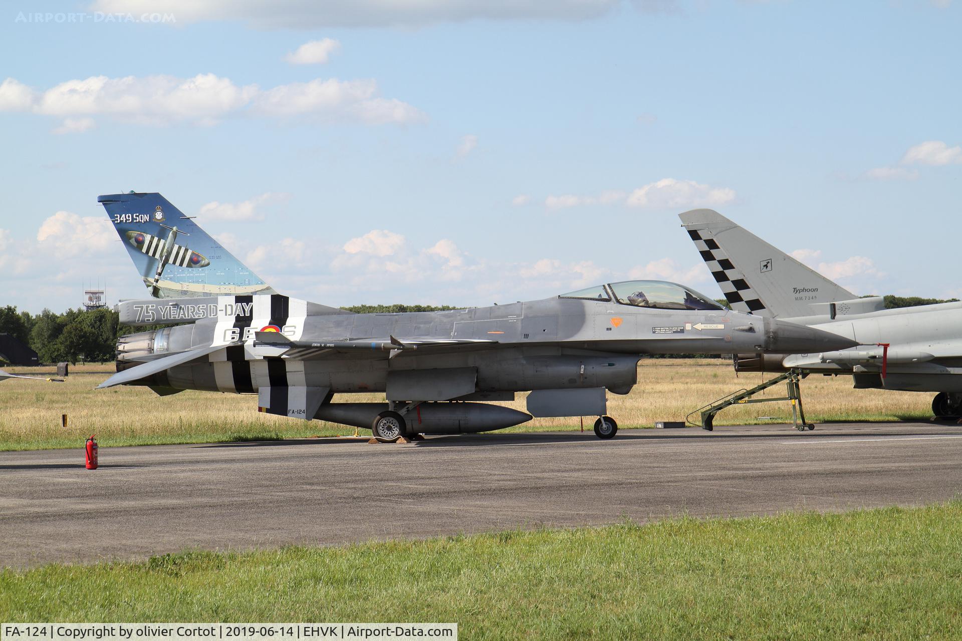 FA-124, SABCA F-16AM Fighting Falcon C/N 6H-124, 2019 airshow